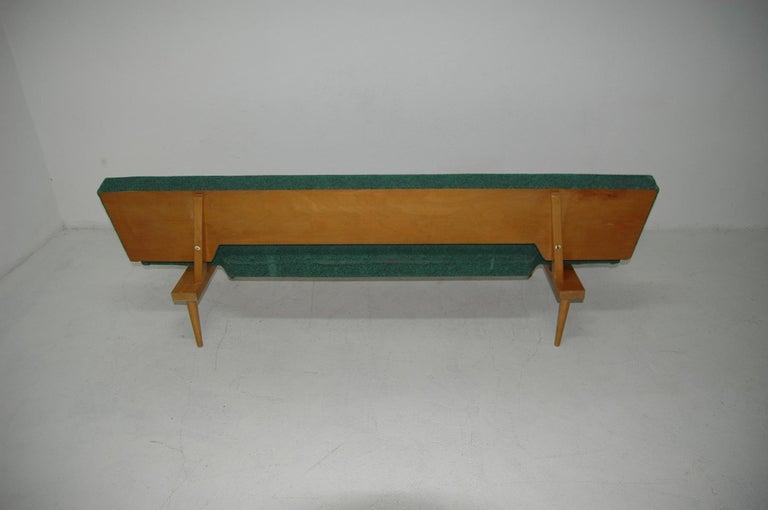 Midcentury Adjustable Sofa-Bench by Miroslav Navratil, 1960s, Czechoslovakia 4