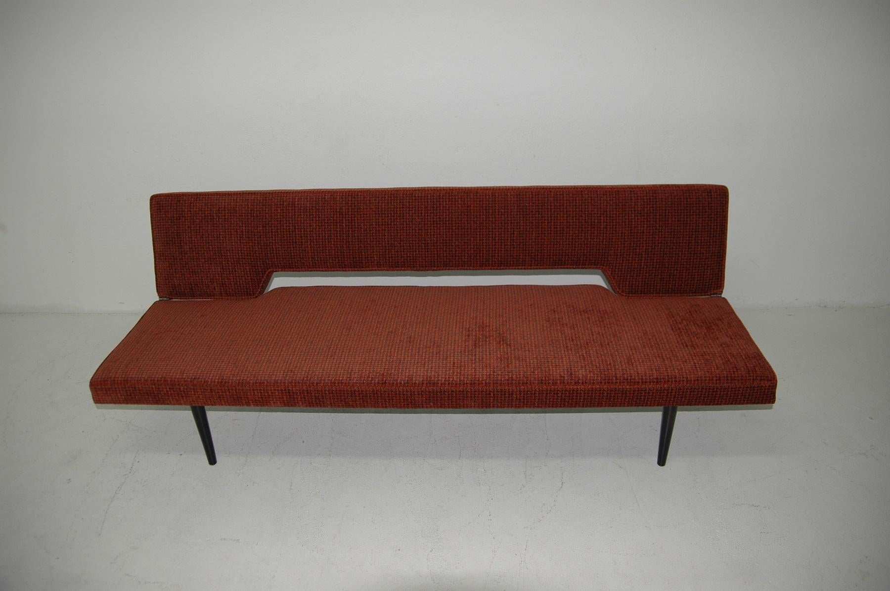 Midcentury Adjustable Sofa-Bench by Miroslav Navrátil, 1960s, Czechoslovakia  4