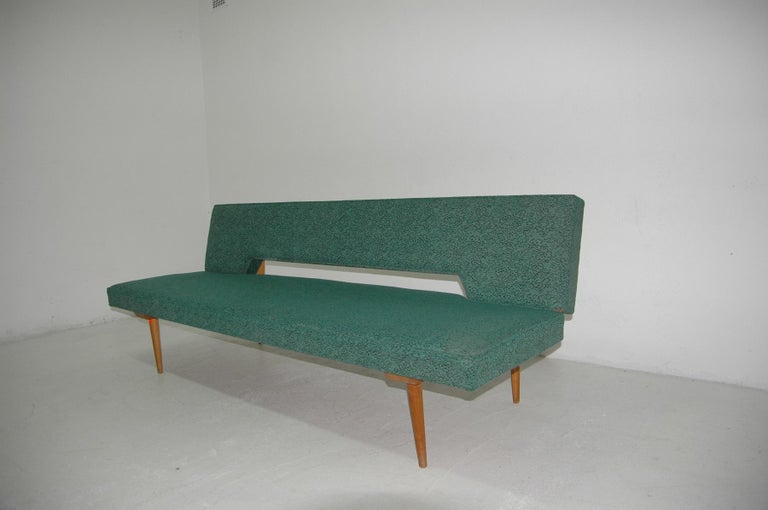 Beech Midcentury Adjustable Sofa-Bench by Miroslav Navratil, 1960s, Czechoslovakia