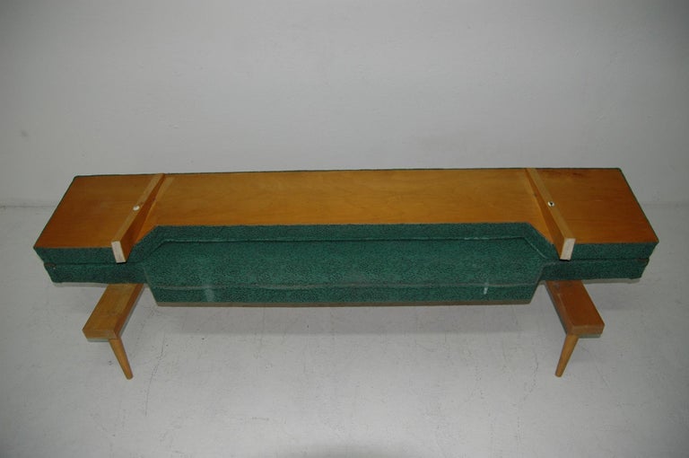 Midcentury Adjustable Sofa-Bench by Miroslav Navratil, 1960s, Czechoslovakia 2