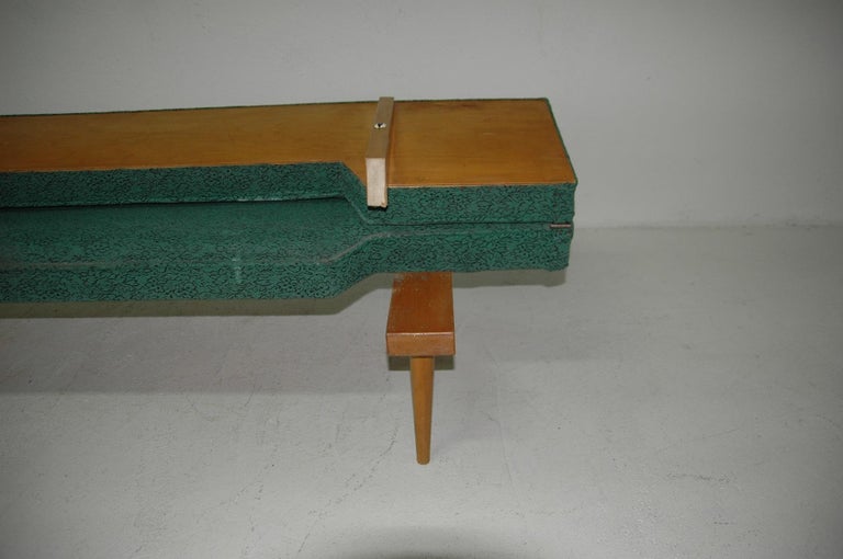 Midcentury Adjustable Sofa-Bench by Miroslav Navratil, 1960s, Czechoslovakia 3