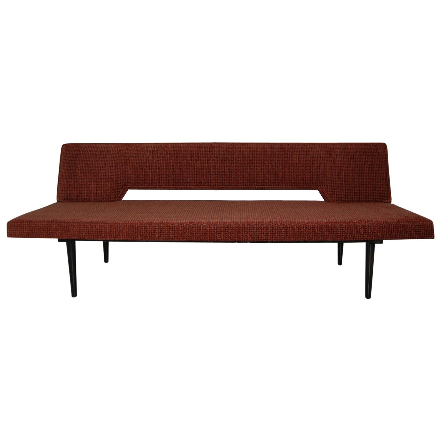 Midcentury Adjustable Sofa-Bench by Miroslav Navrátil, 1960s, Czechoslovakia 