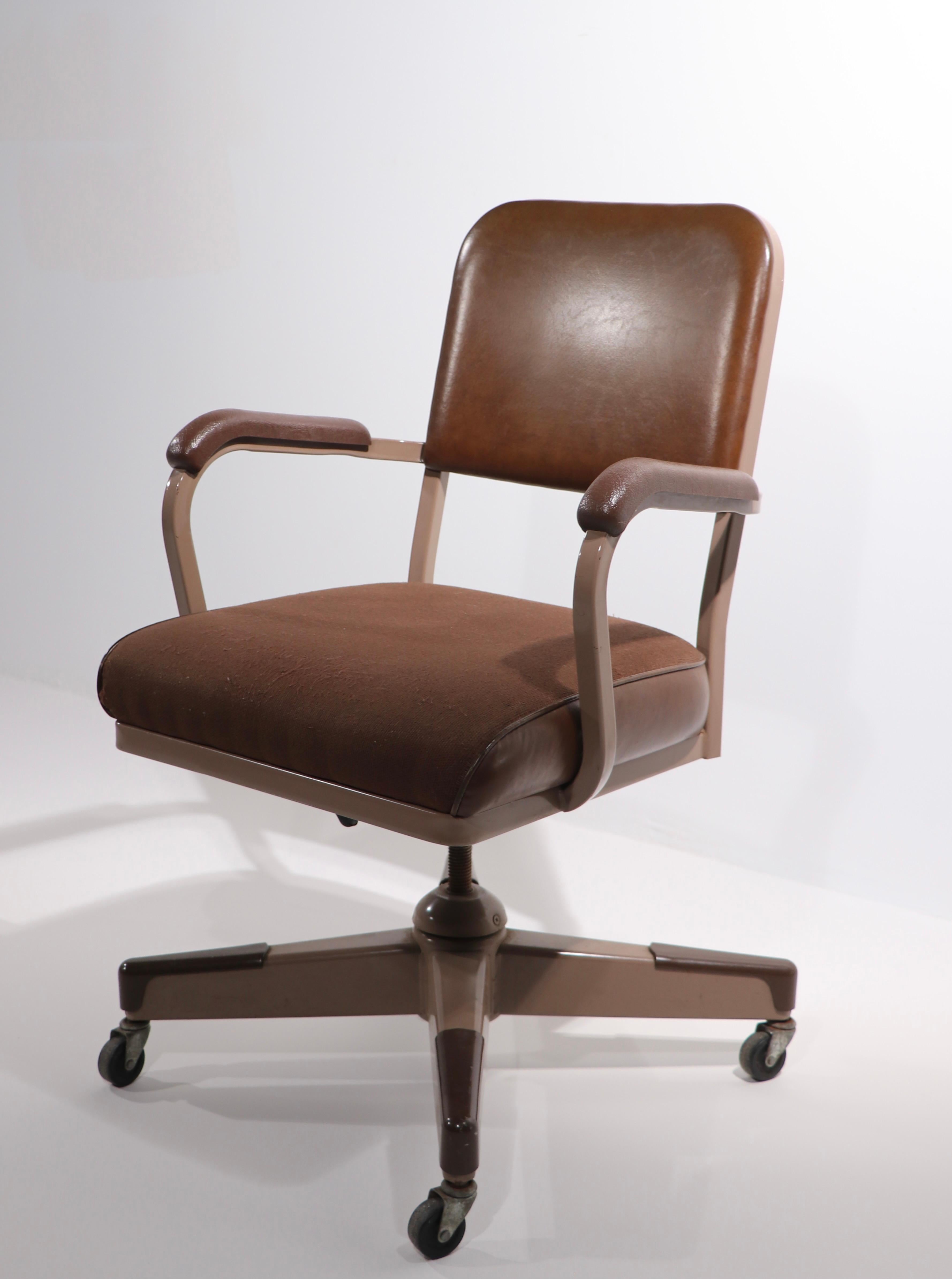 Industrial Mid Century Adjustable  Swivel Tilt Desk Chair