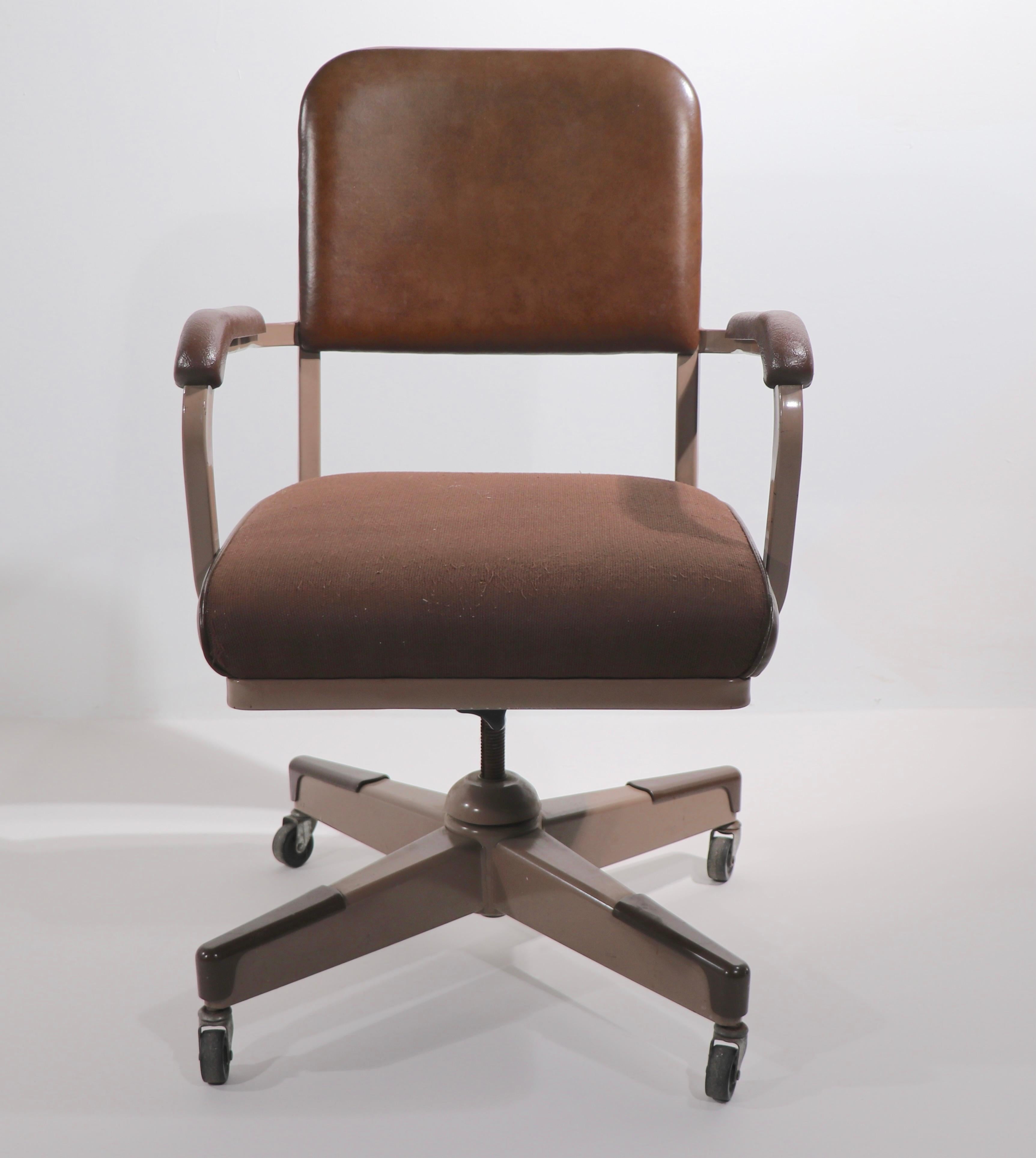 American Mid Century Adjustable  Swivel Tilt Desk Chair