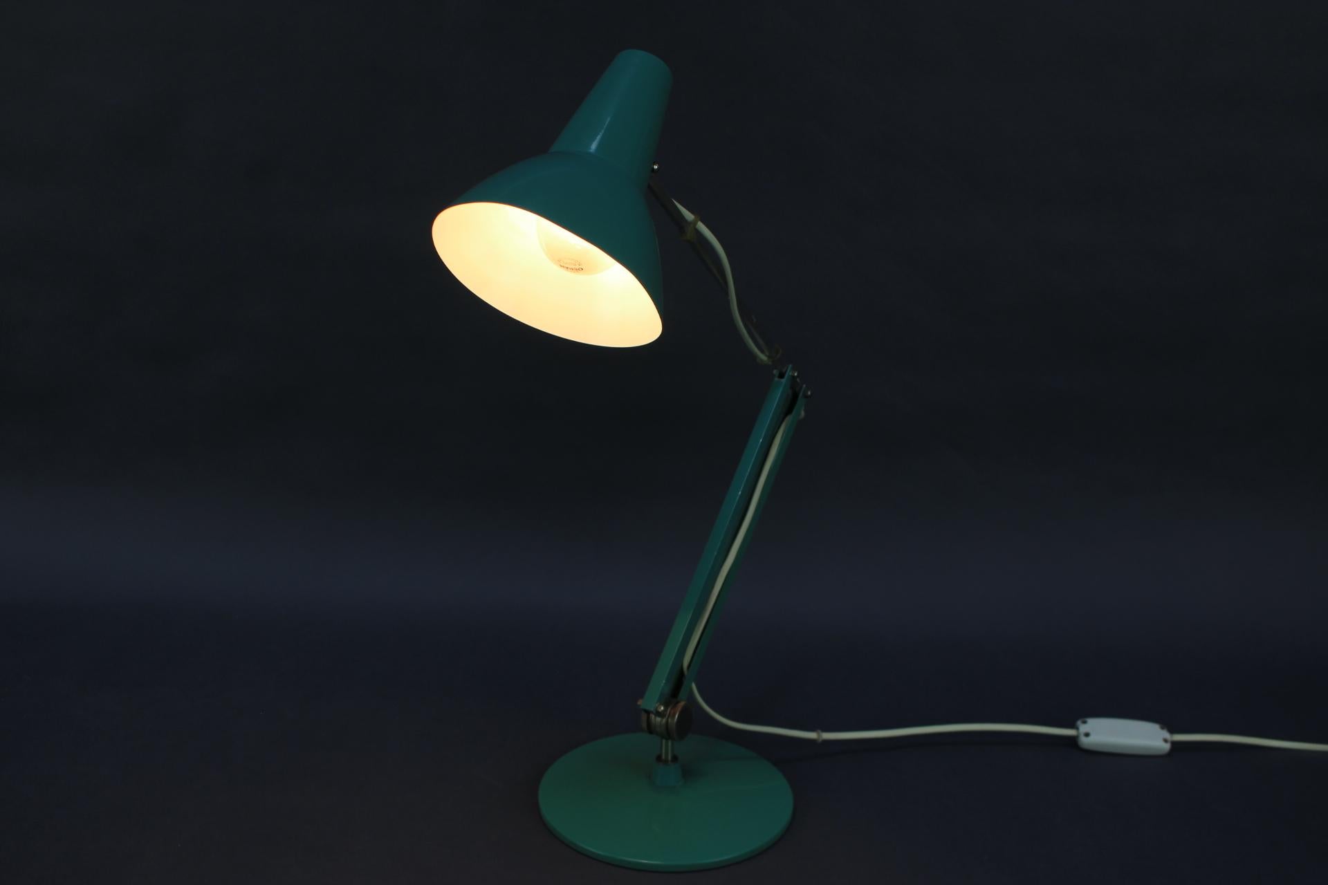 Mid-Century Adjustable Table Lamp, 1960s, Czechoslovakia For Sale 4