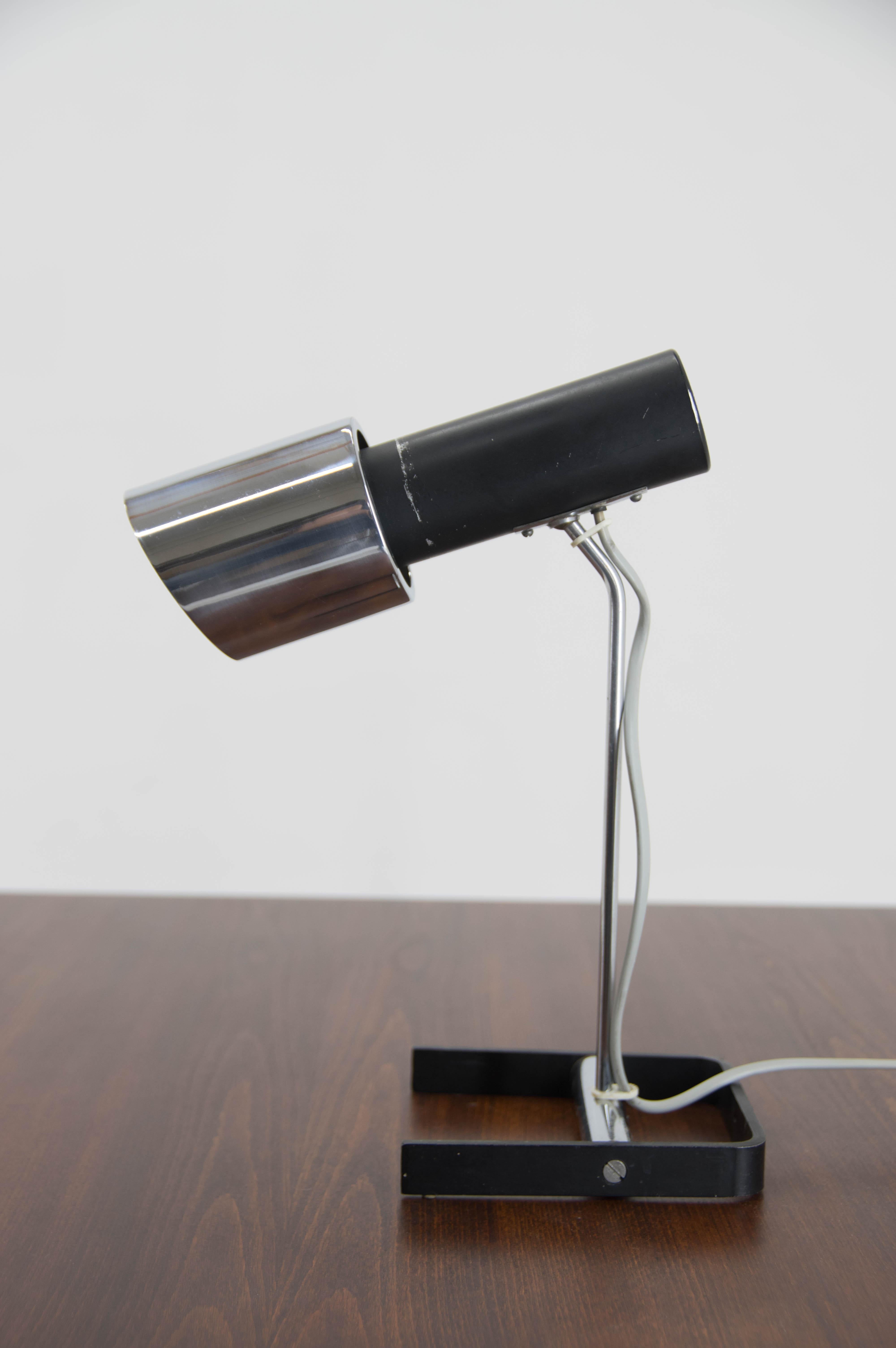 Czech Mid-Century Adjustable Table Lamp, 1960s For Sale