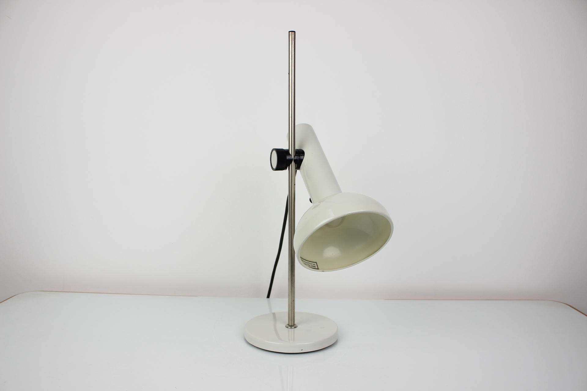 Lámpara de mesa regulable de mediados de siglo, años 70 en venta 3