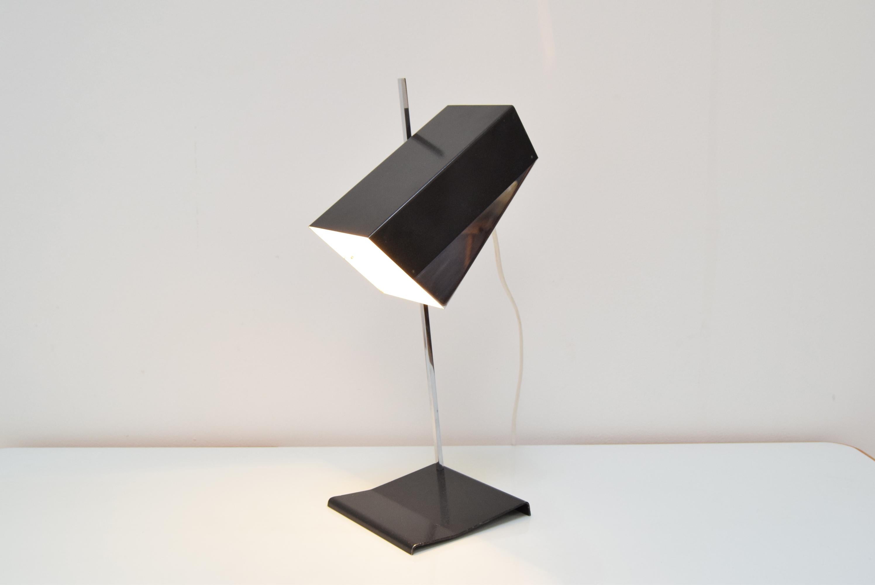 Mid-Century Adjustable Table Lamp by Josef Hurka for Napako, 1960's For Sale 3