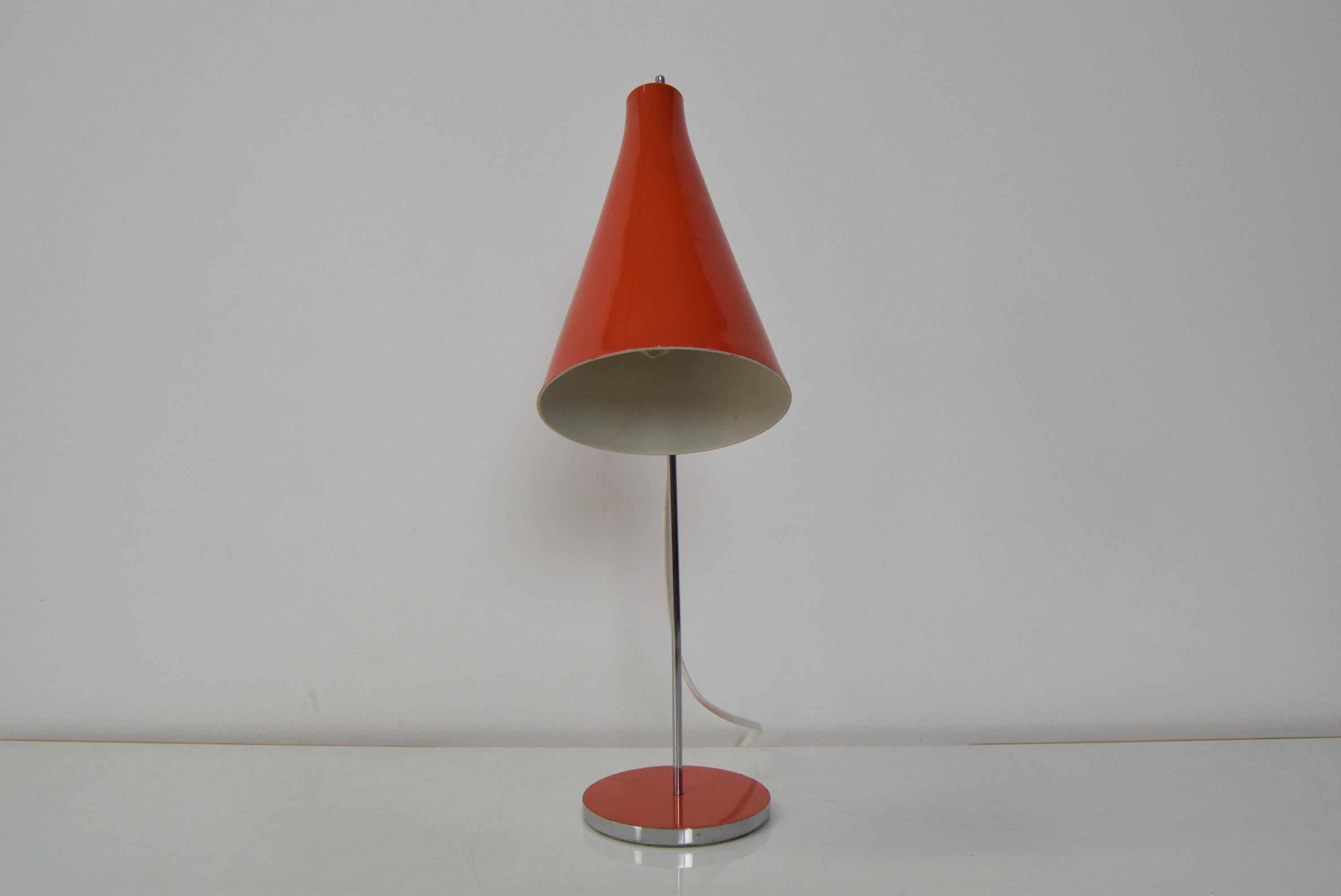 Czech Mid-Century Adjustable Table Lamp by Lidokov, 1970's For Sale