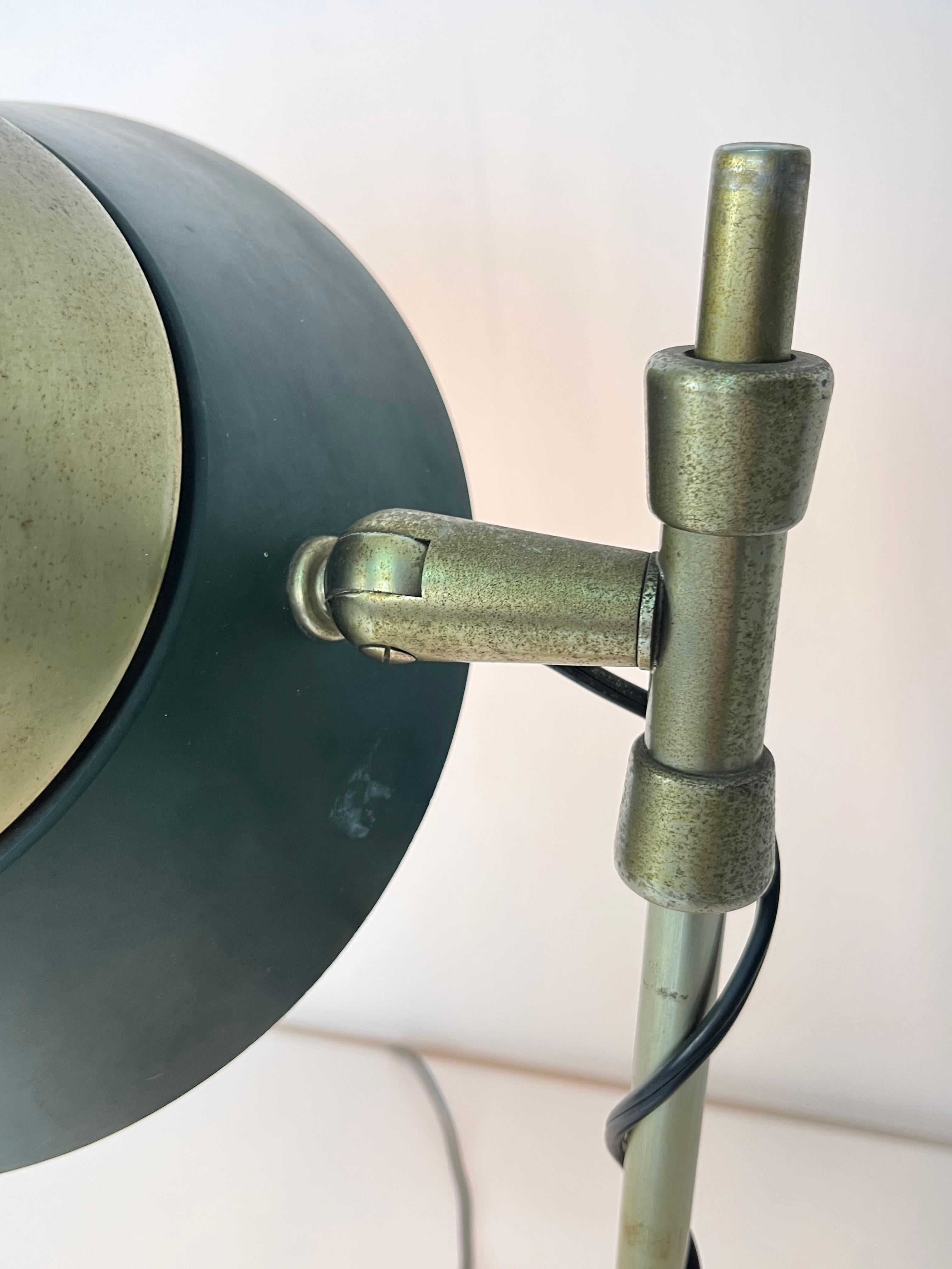 Lámpara de mesa regulable de mediados de siglo de Oscar Torlasco para Lumi Milano, años 50 en venta 3