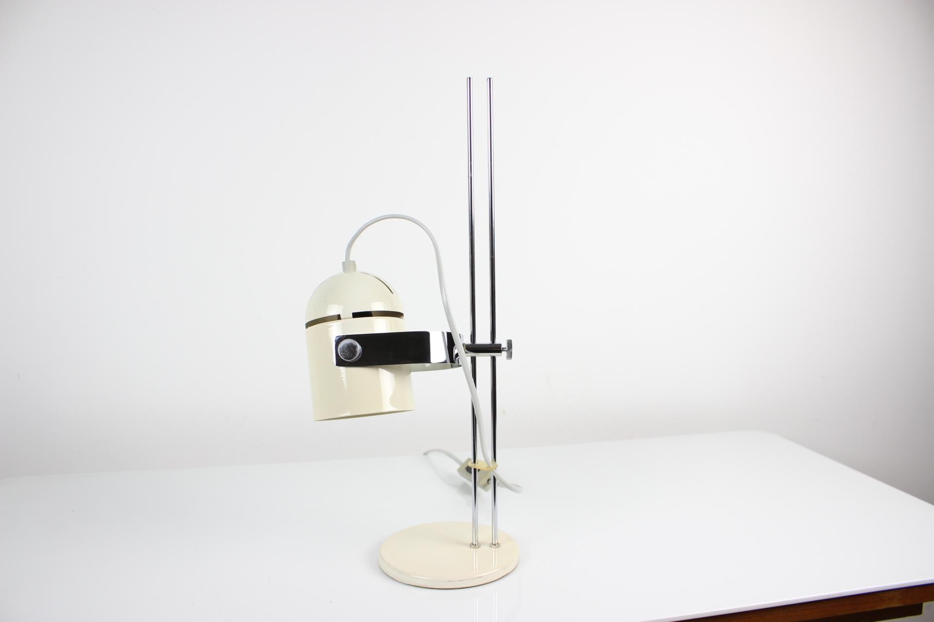 Mid-Century Adjustable Table Lamp by Stanislav Indra, 1970's For Sale 1
