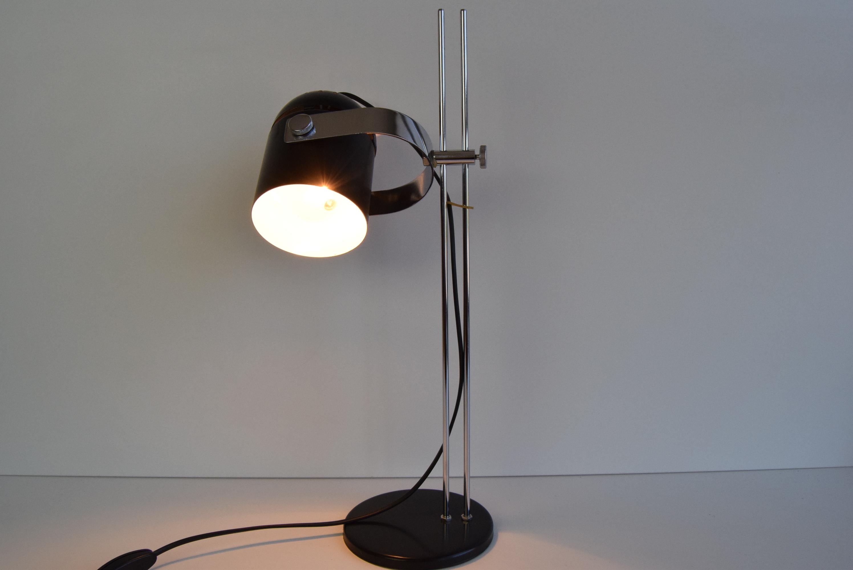 Mid-century Adjustable Table Lamp by Stanislav Indra for Combi Lux, 1970's.  For Sale 3