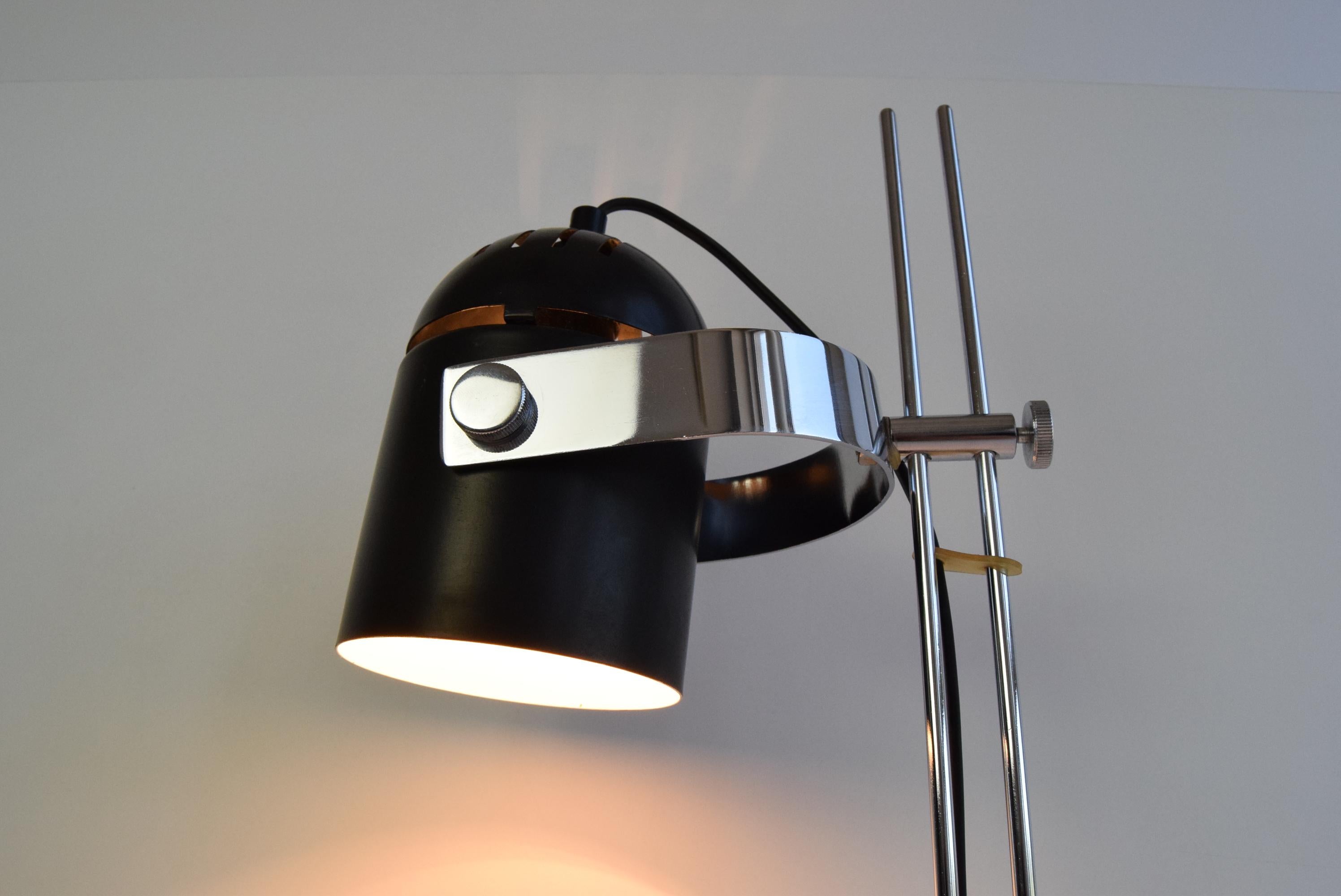 Mid-century Adjustable Table Lamp by Stanislav Indra for Combi Lux, 1970's.  For Sale 4