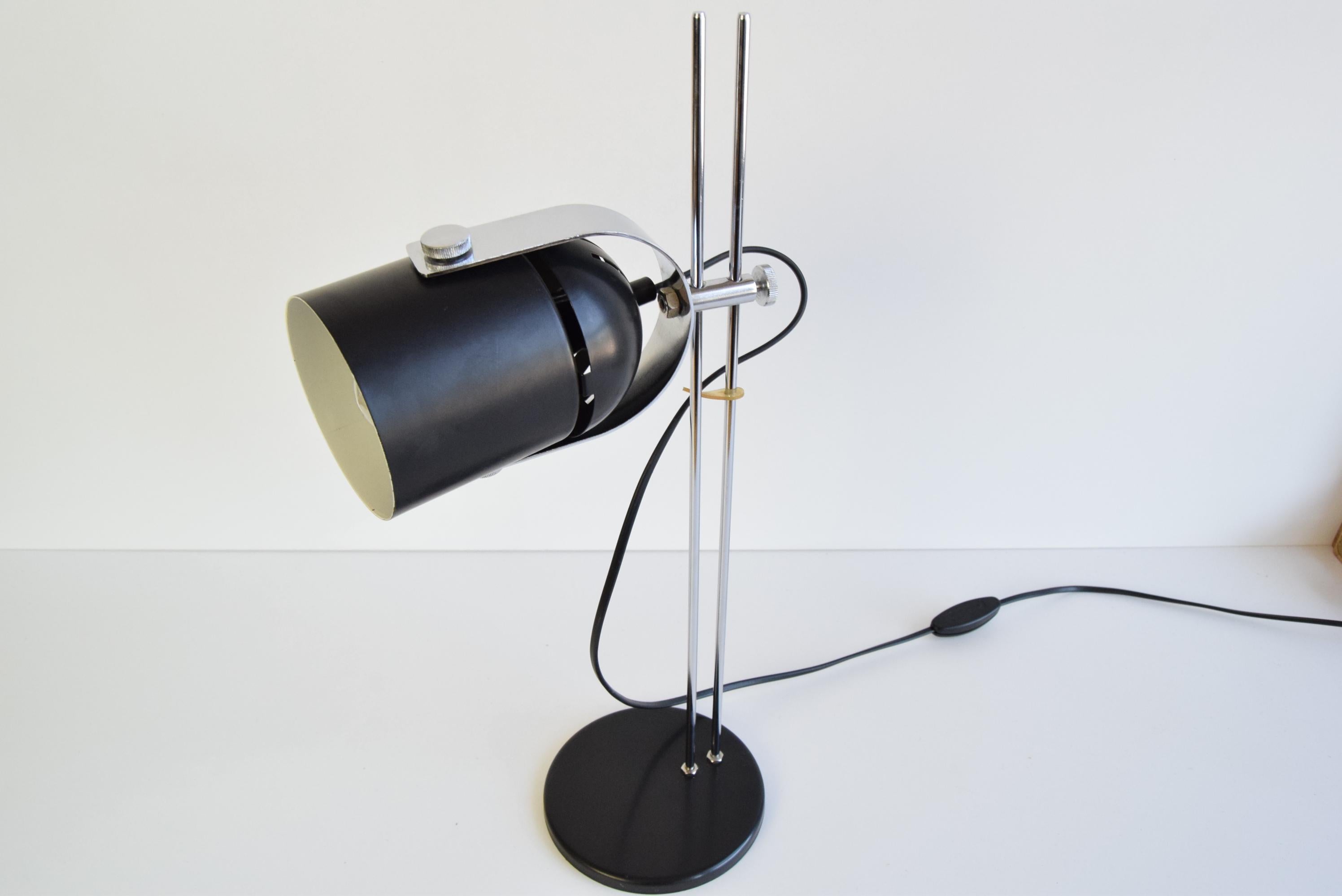 Mid-century Adjustable Table Lamp by Stanislav Indra for Combi Lux, 1970's.  For Sale 1