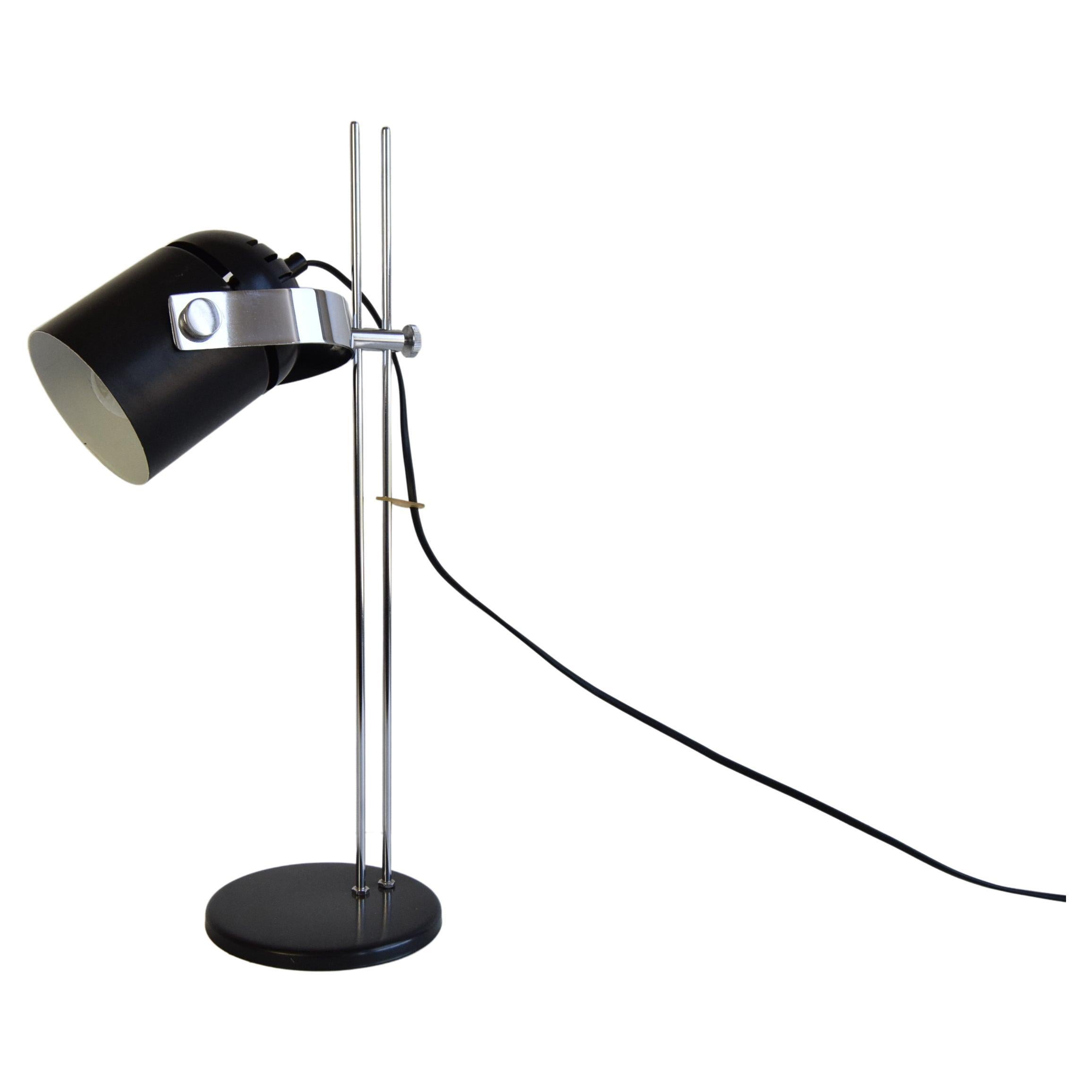 Mid-century Adjustable Table Lamp by Stanislav Indra for Combi Lux, 1970's.  For Sale