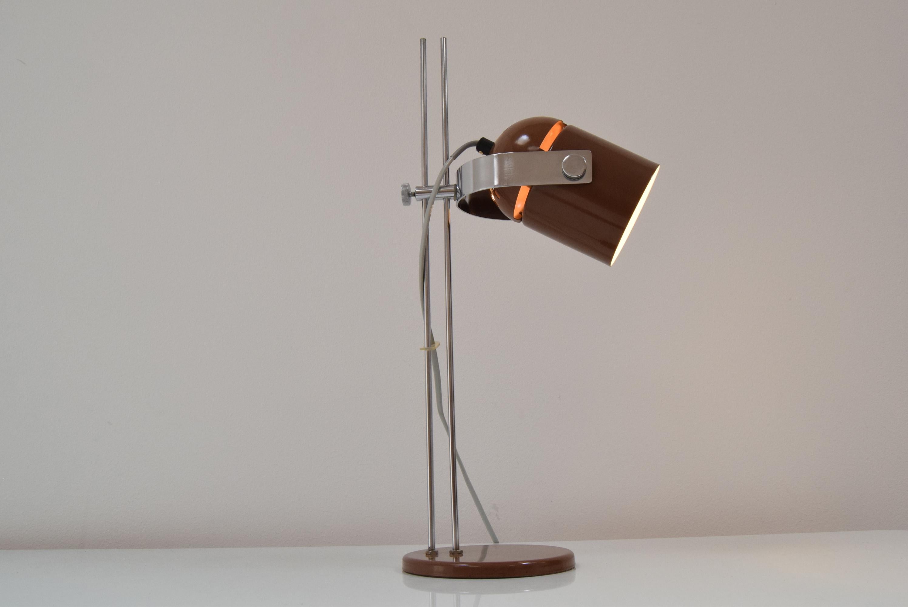Mid-Century Modern Mid-century Adjustable table Lamp by Stanislav Indra for Combi Lux, 1970's.  For Sale