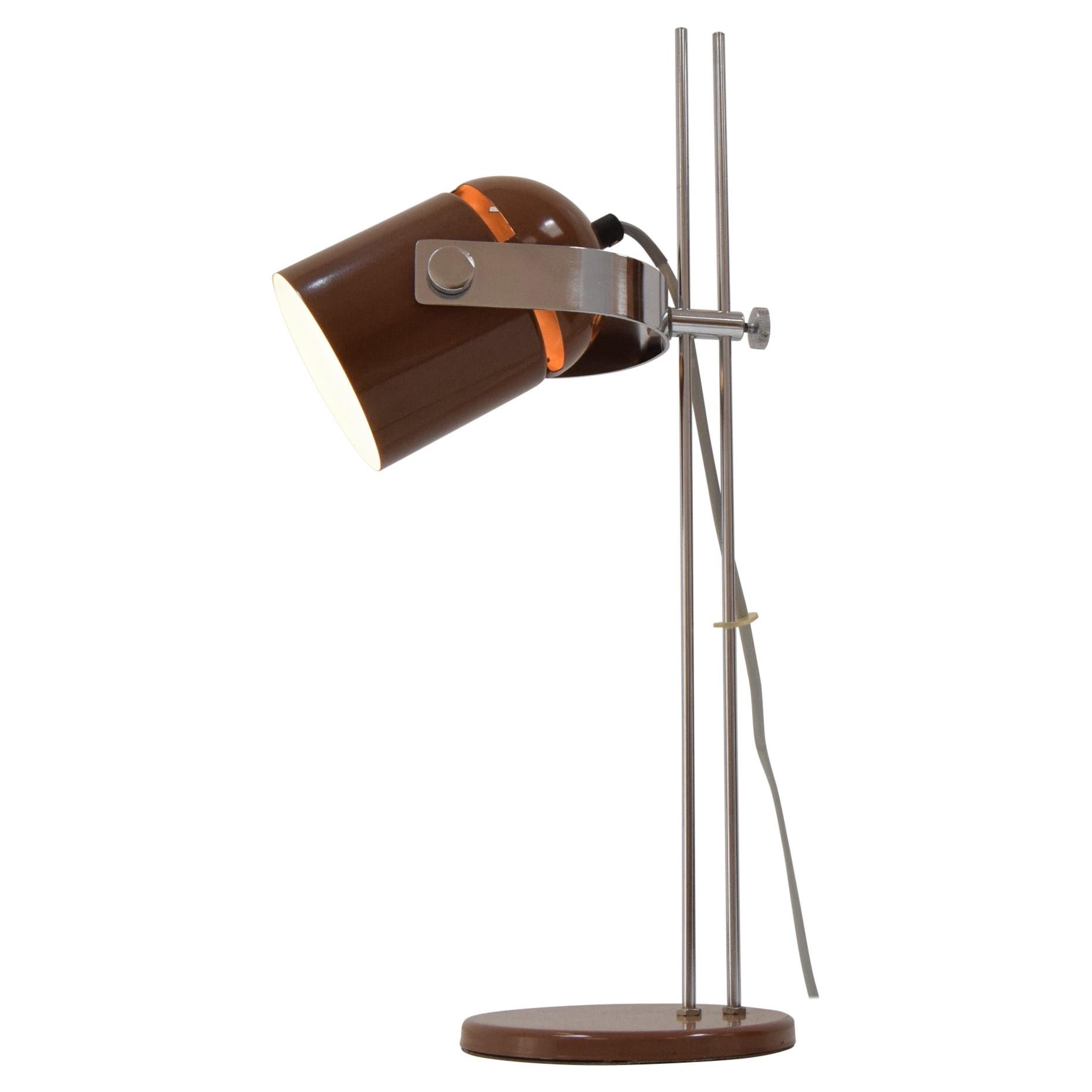 Mid-century Adjustable table Lamp by Stanislav Indra for Combi Lux, 1970's.  For Sale