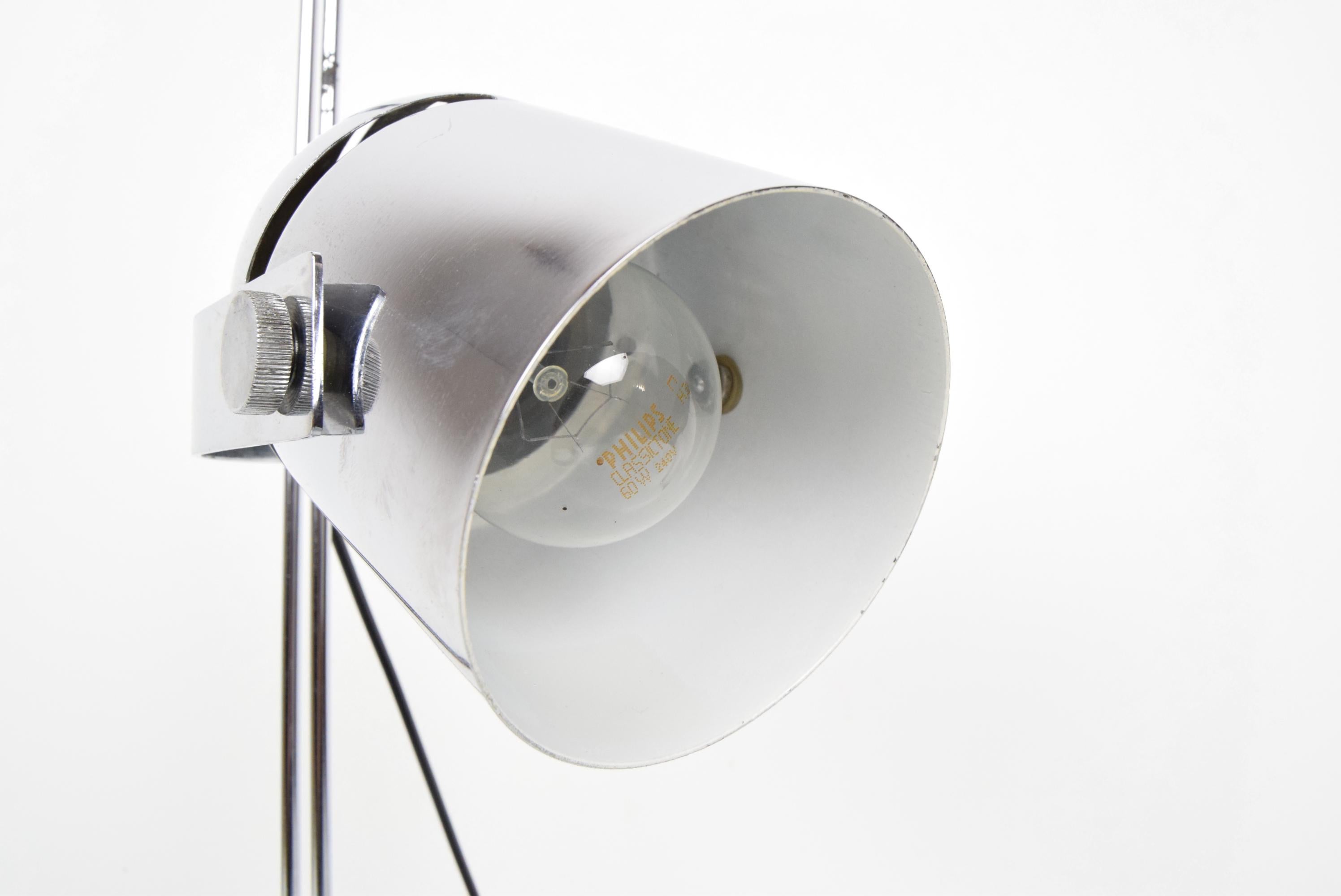 Mid-Century Adjustable Table Lamp by Stanislav Indra, 1970's For Sale 6