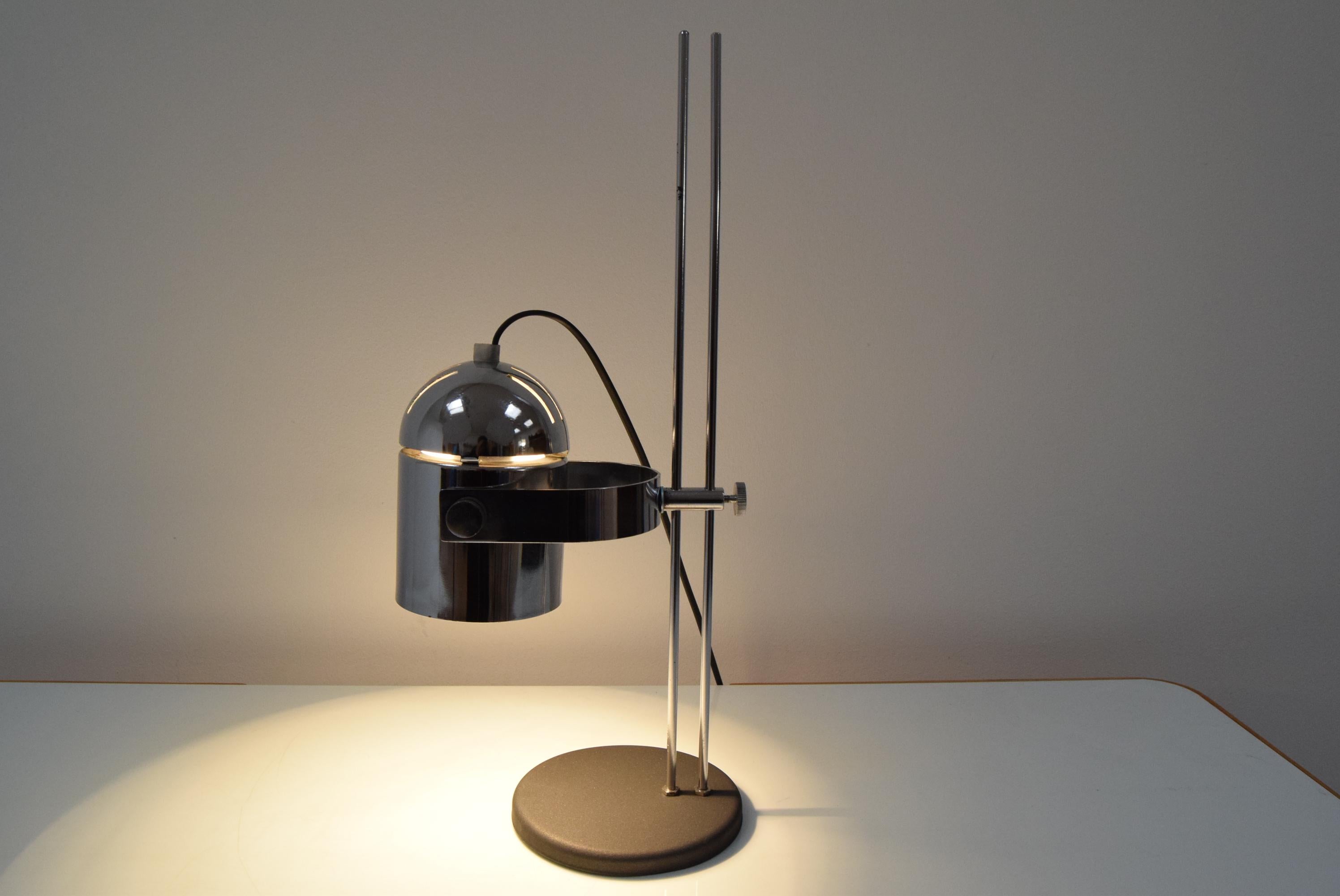 Mid-Century Adjustable Table Lamp by Stanislav Indra, 1970's In Good Condition For Sale In Praha, CZ