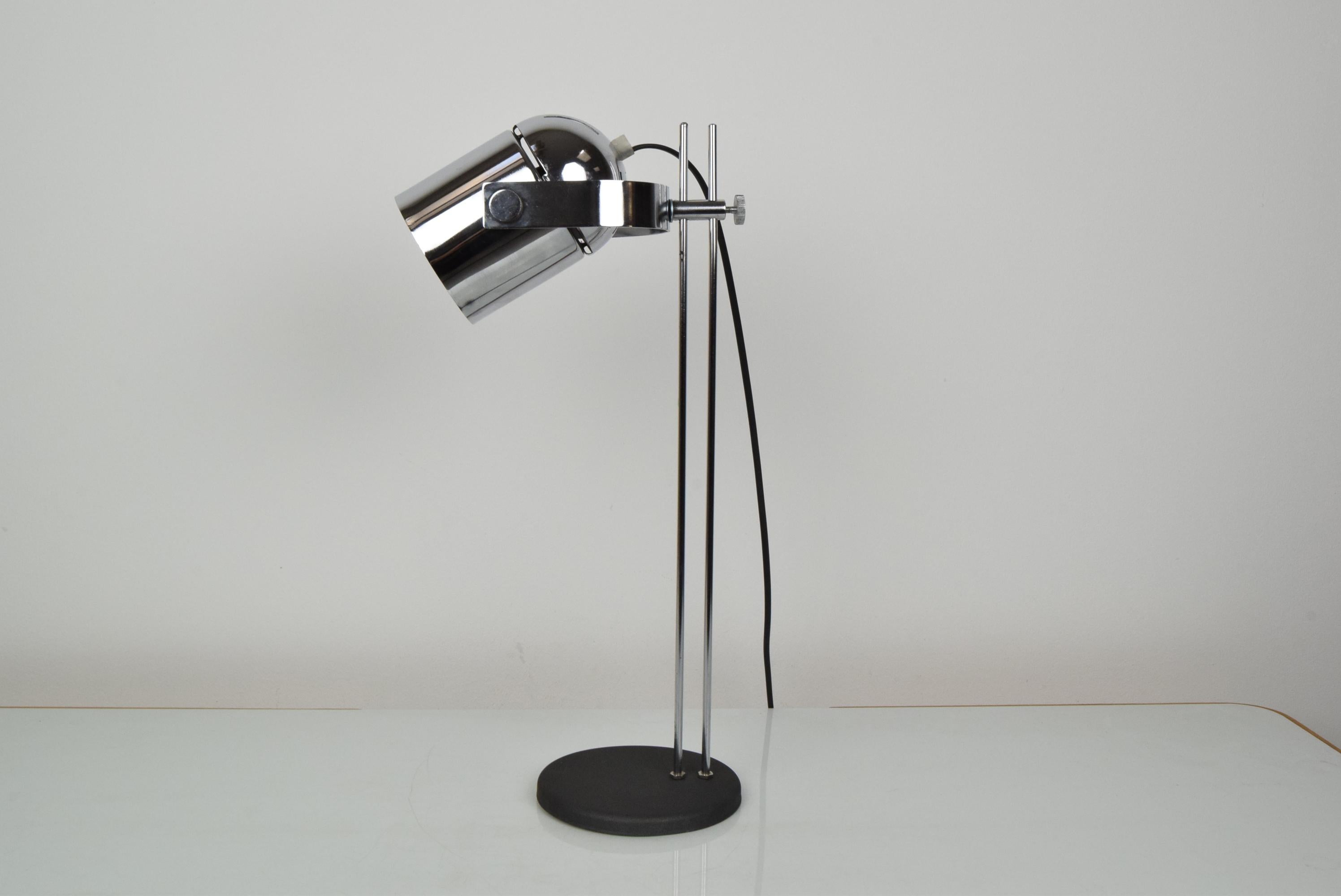 Late 20th Century Mid-Century Adjustable Table Lamp by Stanislav Indra, 1970's For Sale
