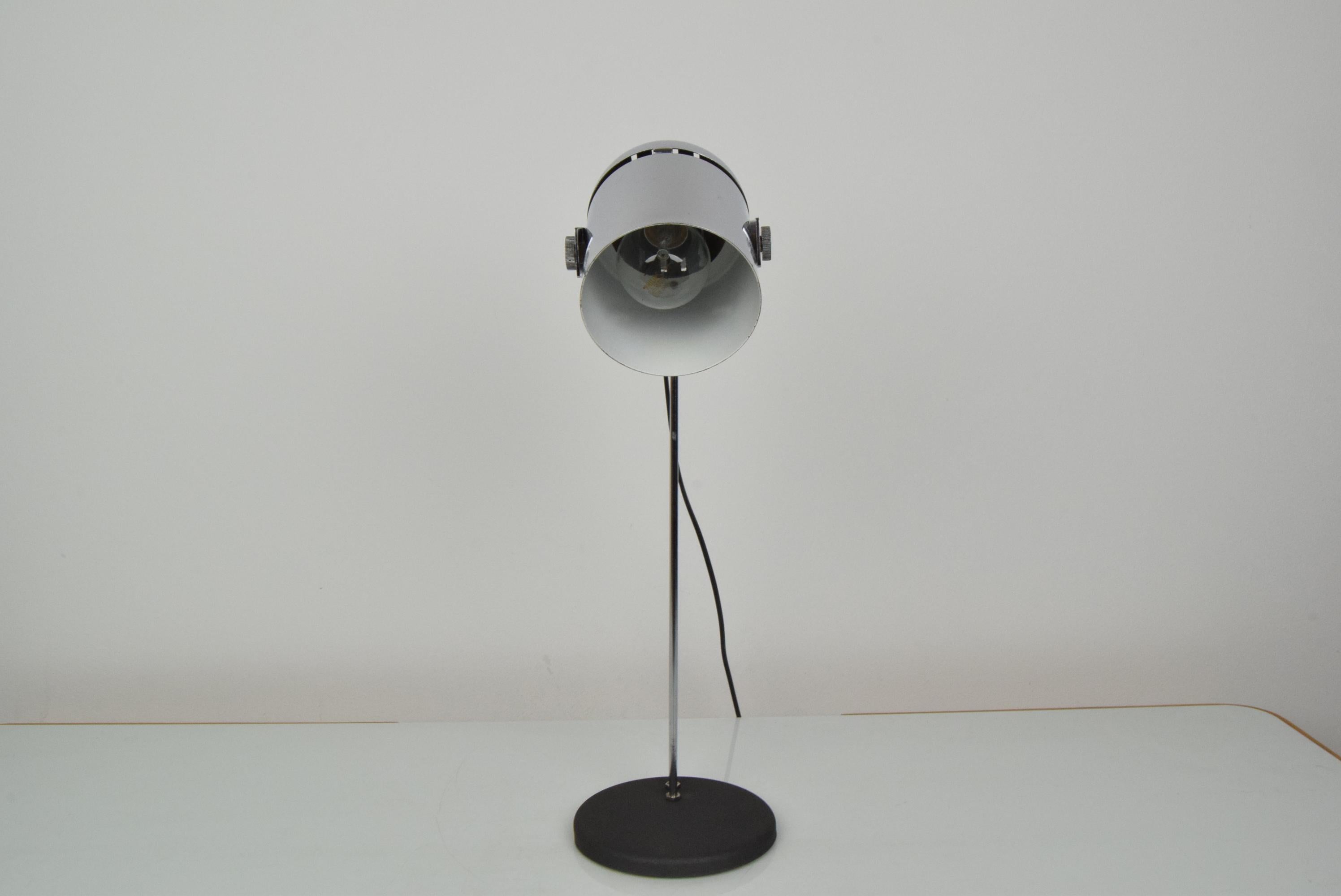 Mid-Century Adjustable Table Lamp by Stanislav Indra, 1970's For Sale 1