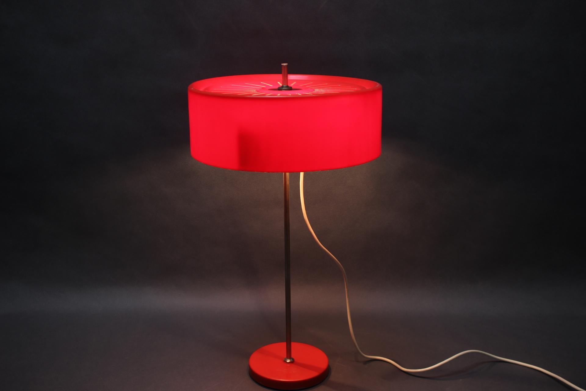 Mid-Century Adjustable Table Lamp, Czechoslovakia, 1960s For Sale 2