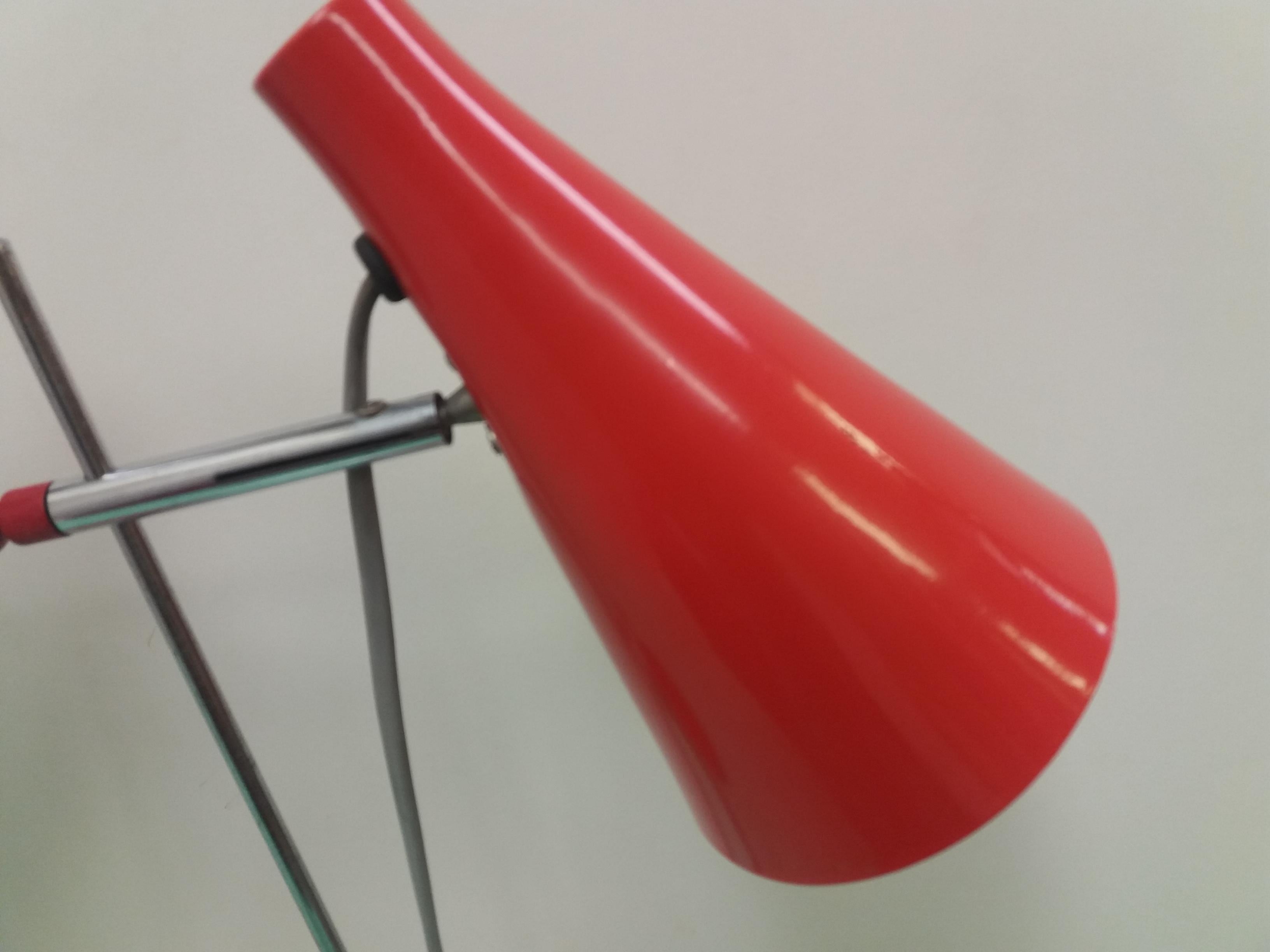 Midcentury Adjustable Table Lamp Design by Josef Hůrka for Napako, 1965 2