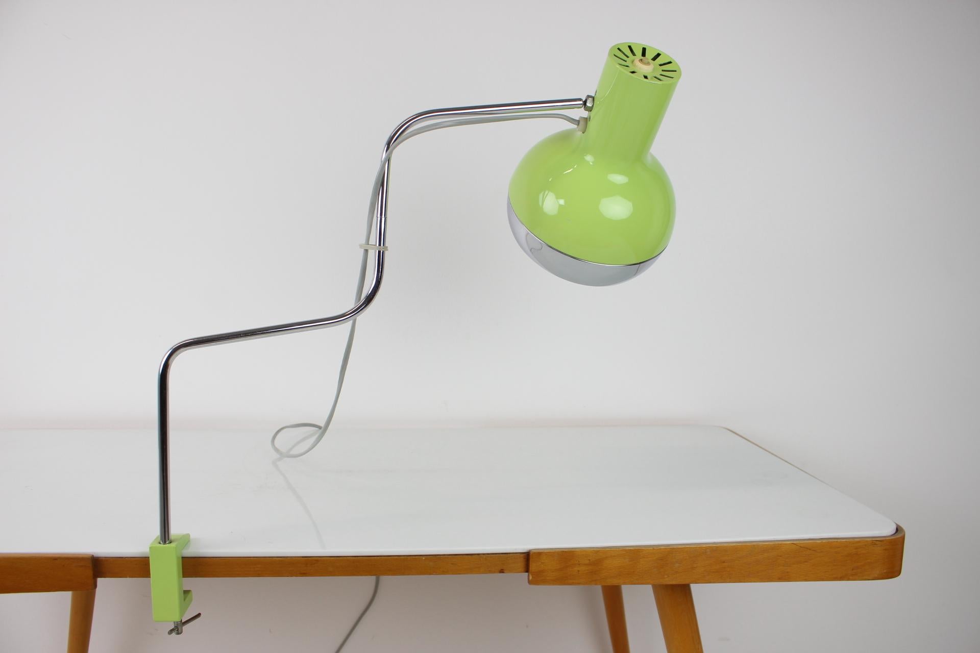 Mid-Century Modern Mid-Century Adjustable Table Lamp Designed by Josef Hurka for Napako, 1970's For Sale