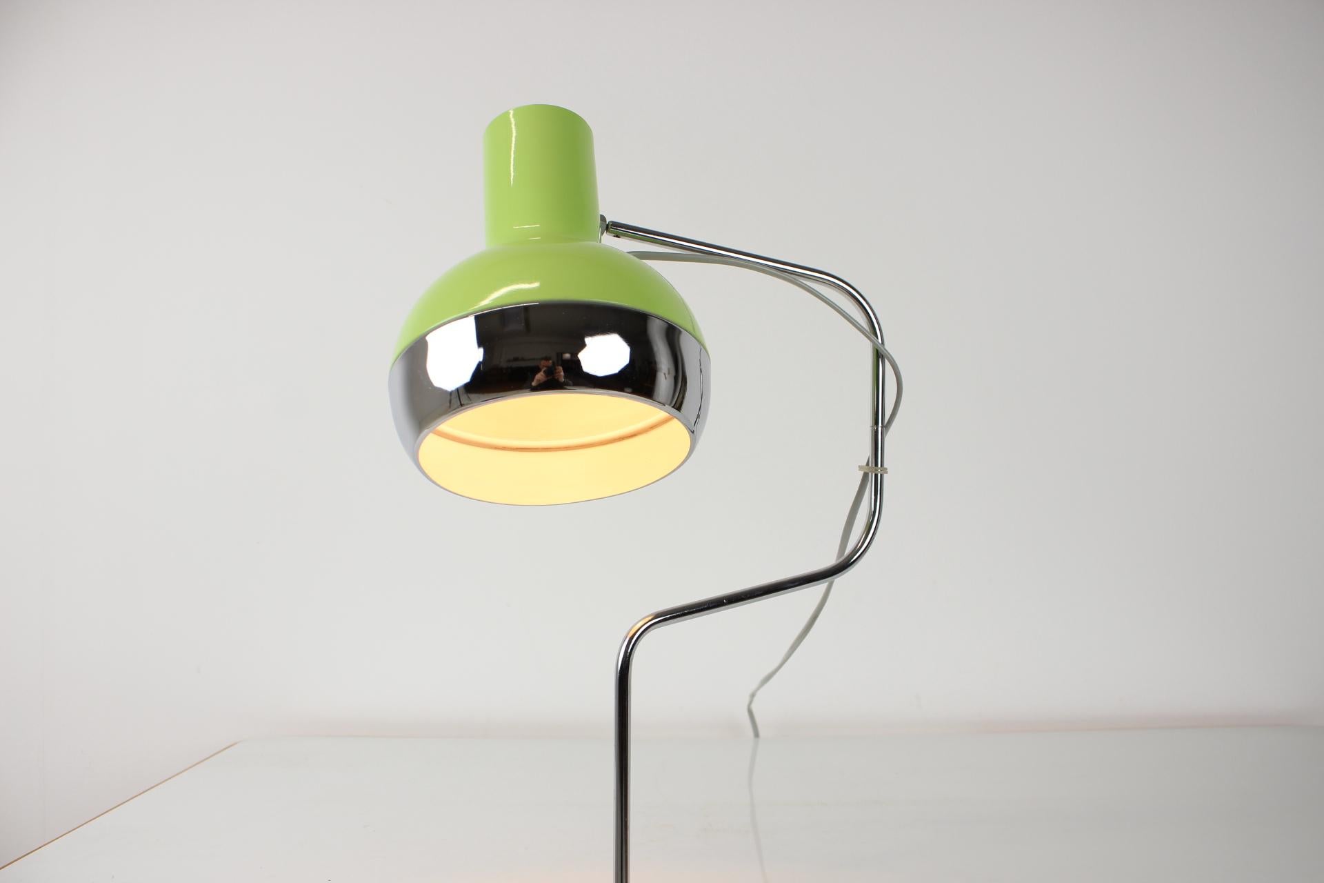 Mid-Century Adjustable Table Lamp Designed by Josef Hurka for Napako, 1970's In Good Condition For Sale In Praha, CZ