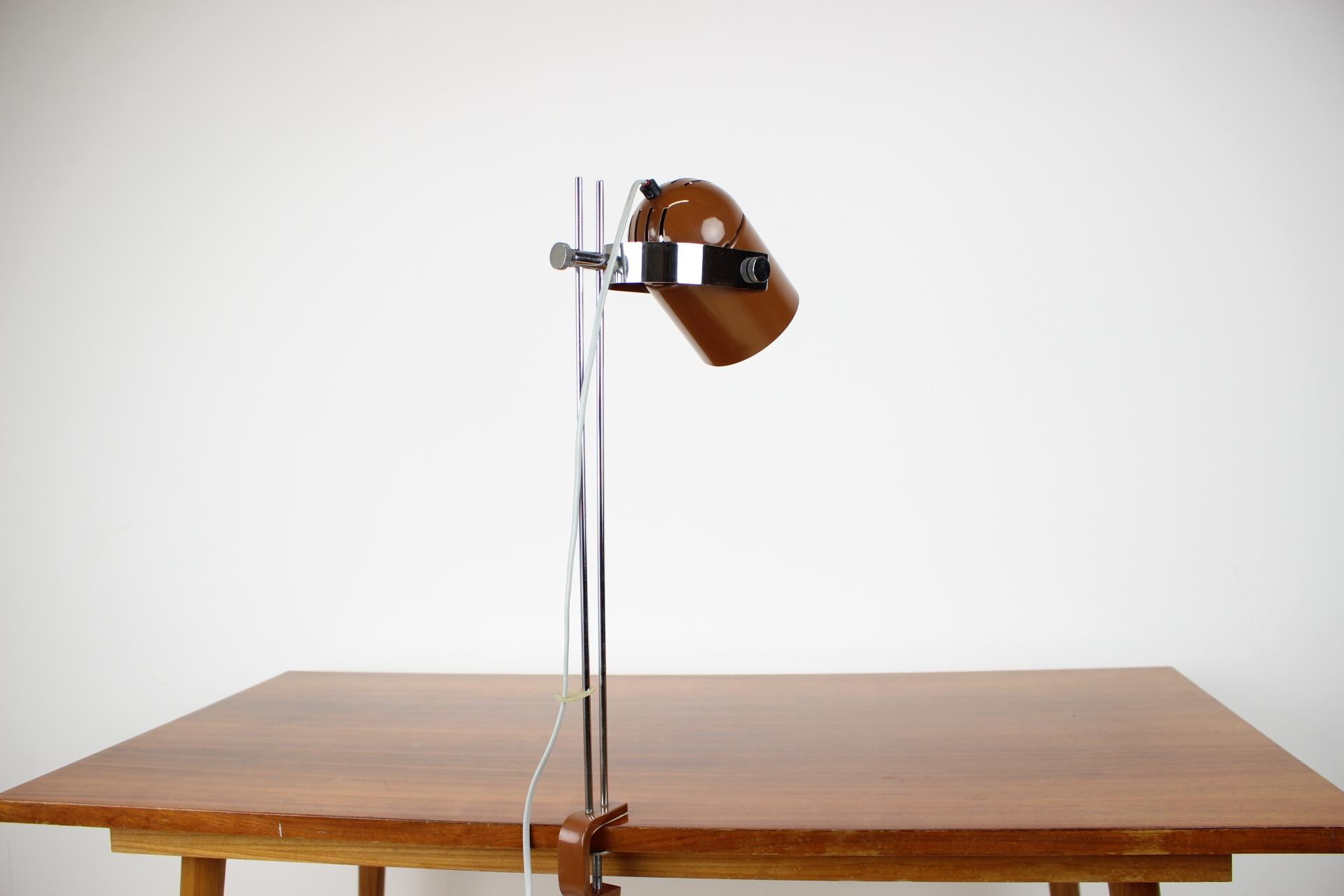 Mid-Century Modern Mid-Century Adjustable Table Lamp Designed by Stanislav Indra, 1970's For Sale