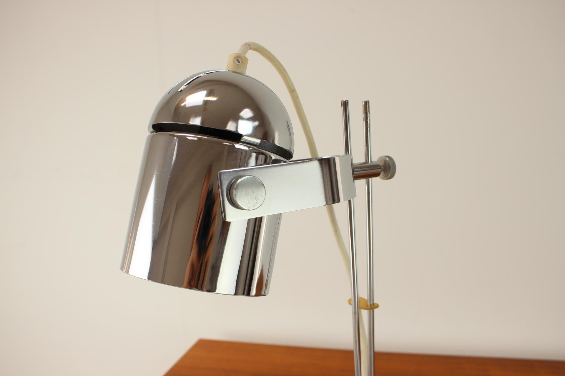 Mid-Century Modern Mid-Century Adjustable Table Lamp Designed by Stanislav Indra, 1970's For Sale
