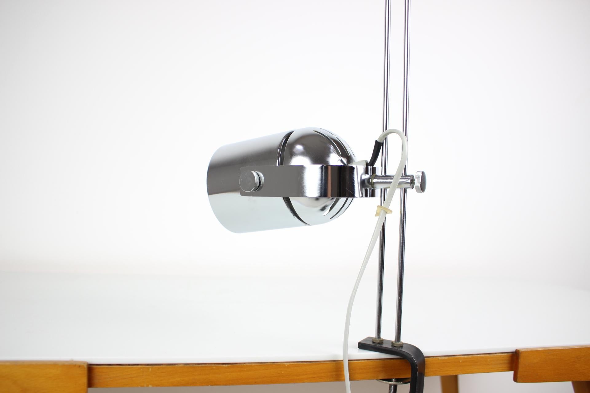 Mid-Century Adjustable Table Lamp Designed by Stanislav Indra, 1970's In Good Condition For Sale In Praha, CZ