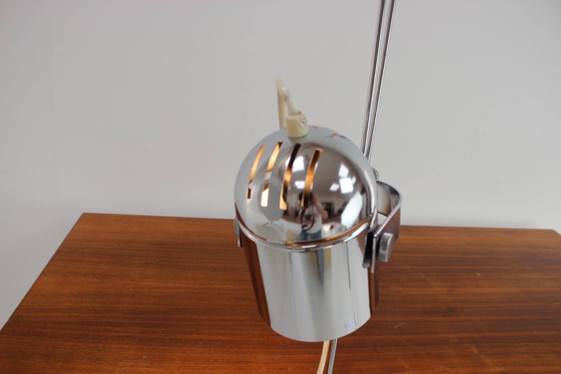 Mid-Century Adjustable Table Lamp Designed by Stanislav Indra, 1970's For Sale 2
