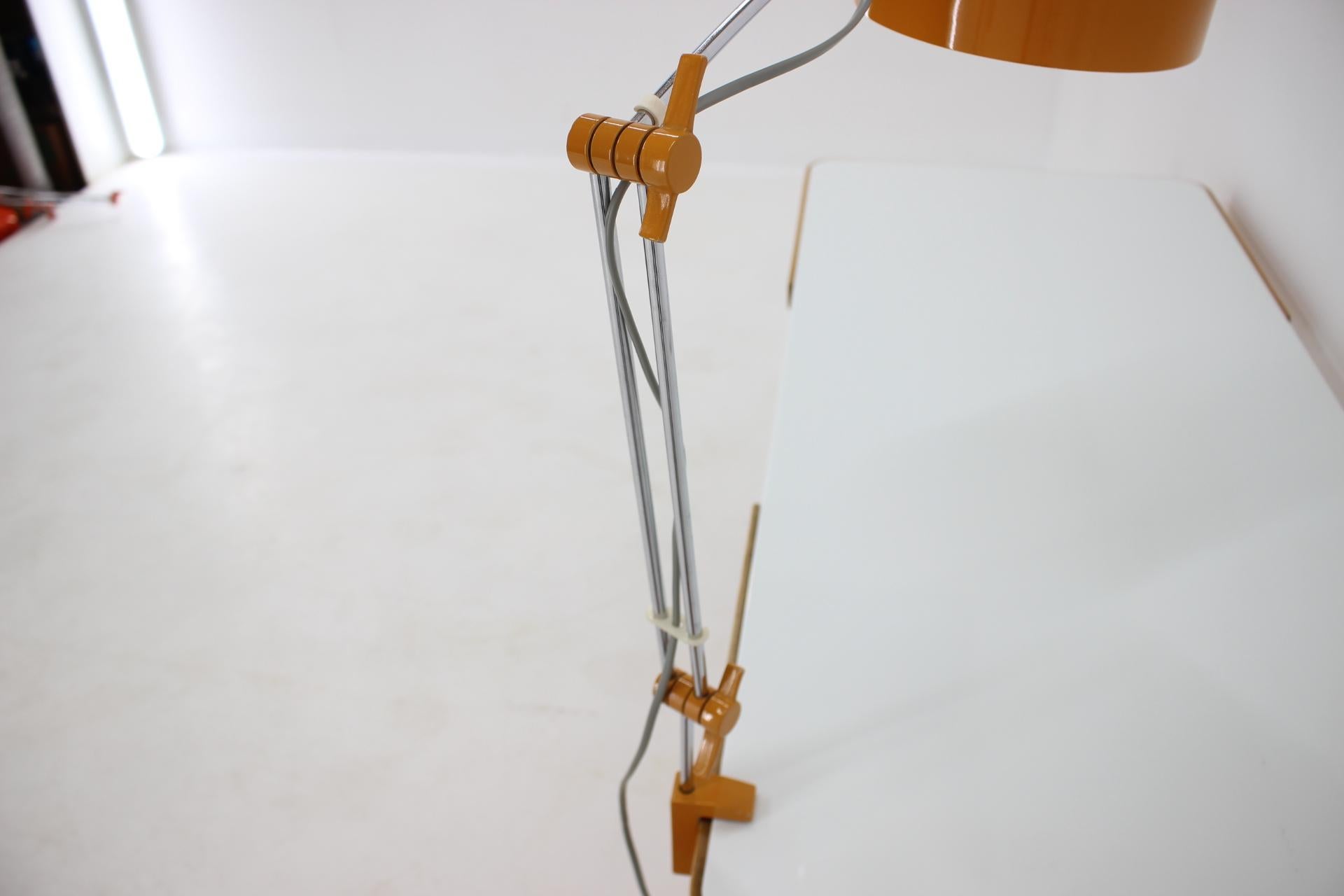 Late 20th Century Midcentury Adjustable Table Lamp/ Napako, 1970s