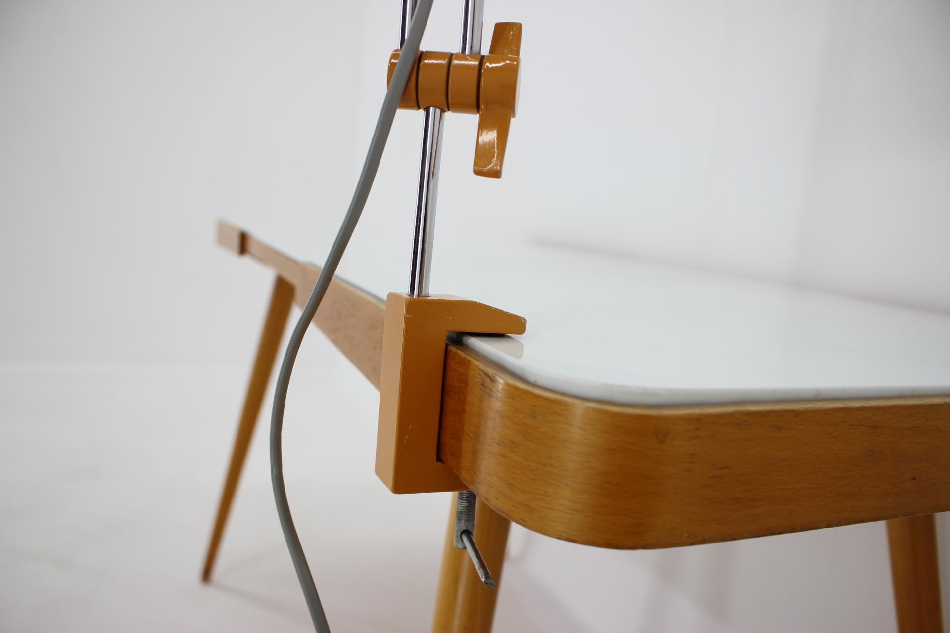 Metal Midcentury Adjustable Table Lamp/ Napako, 1970s