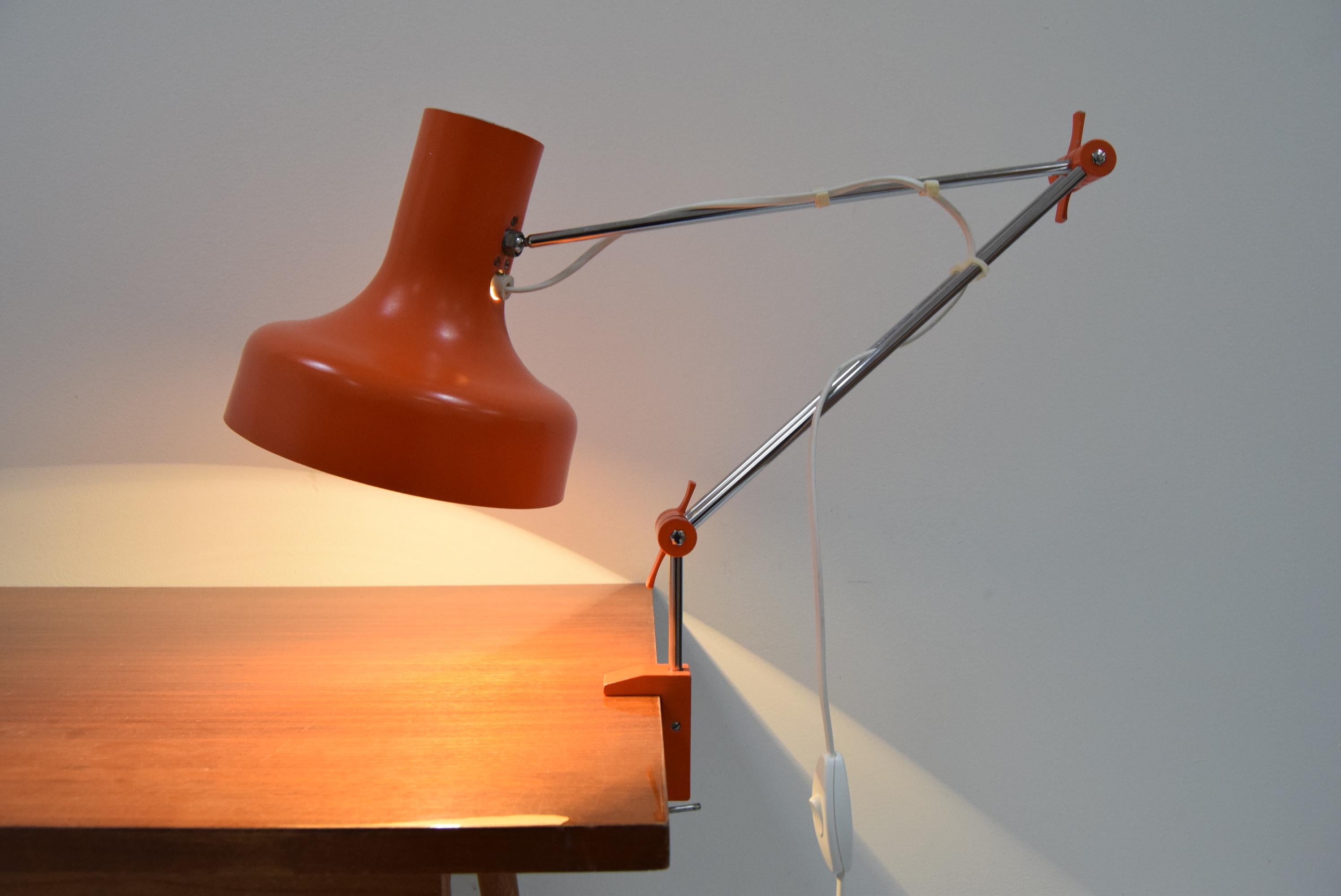 Mid-Century Adjustable Table Lamp/Napako, 1960's In Good Condition For Sale In Praha, CZ