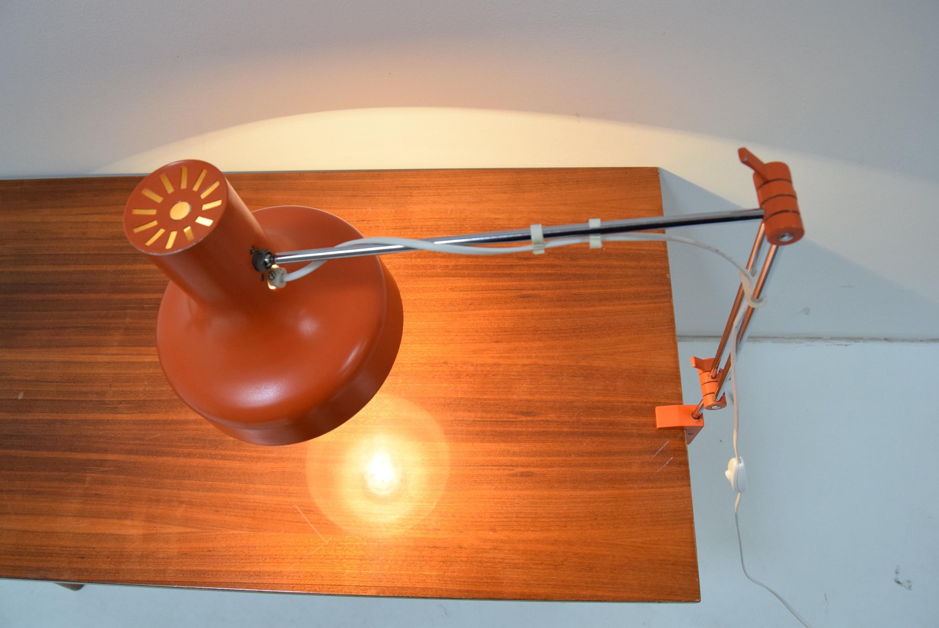 Mid-20th Century Mid-Century Adjustable Table Lamp/Napako, 1960's For Sale