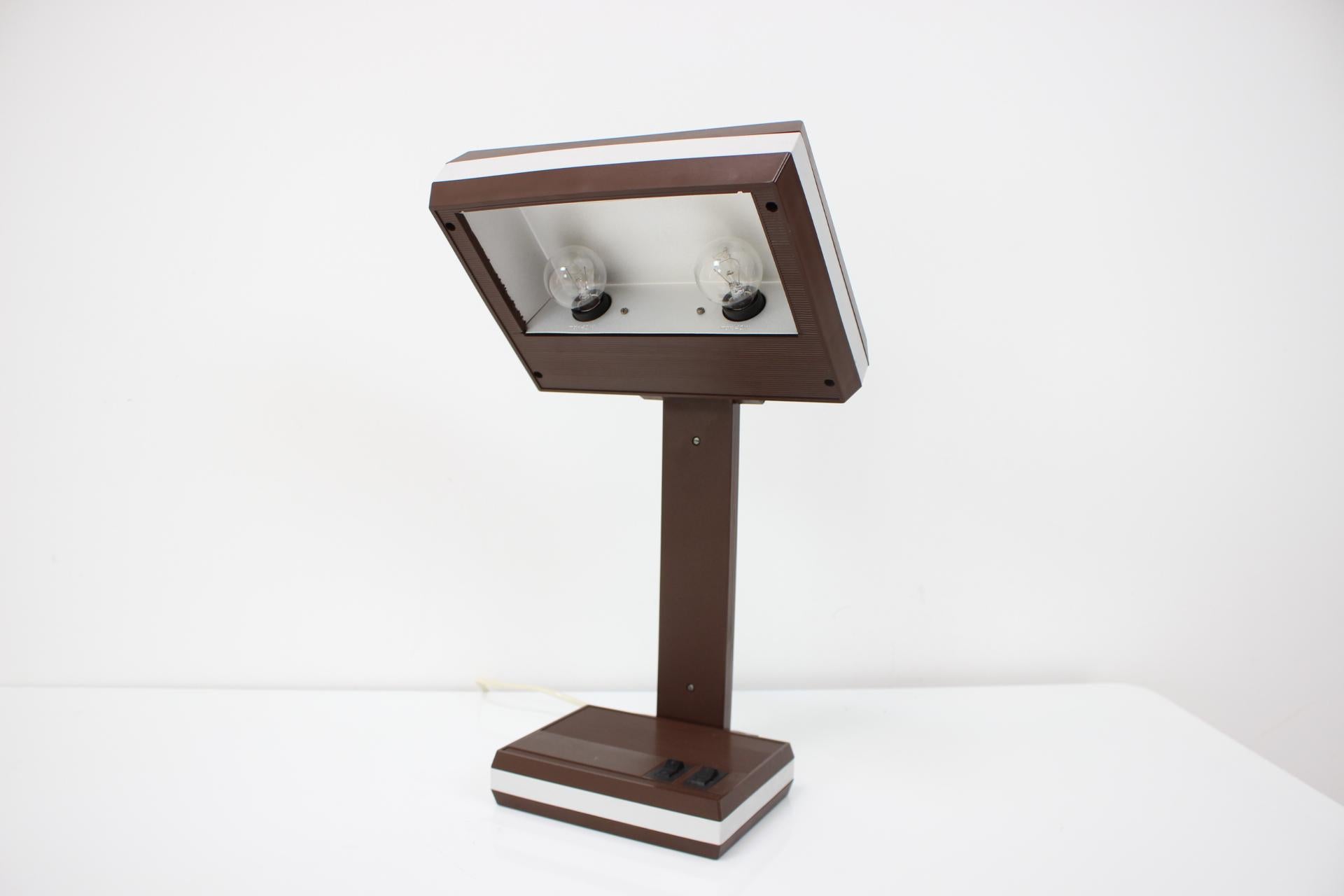 Mid-Century Adjustable Table Lamp / Polam, 1970's In Good Condition For Sale In Praha, CZ