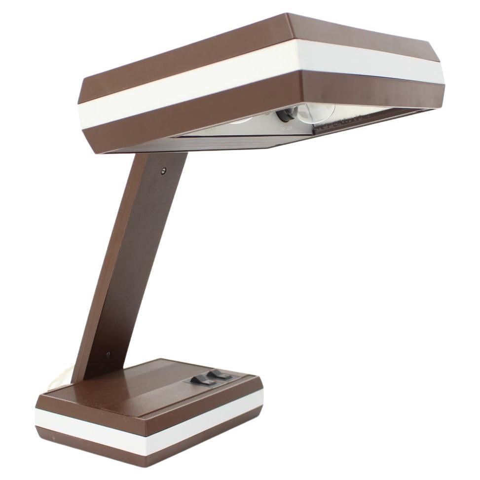 Lámpara de mesa regulable de mediados de siglo / Polam, años 70