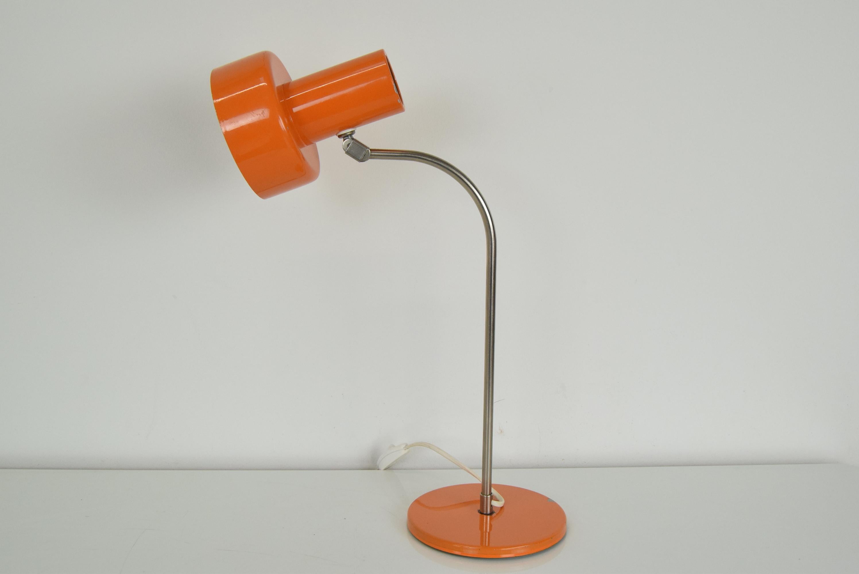 Verstellbare Mid-Century-Tischlampe, 1970er-Jahre im Angebot 3