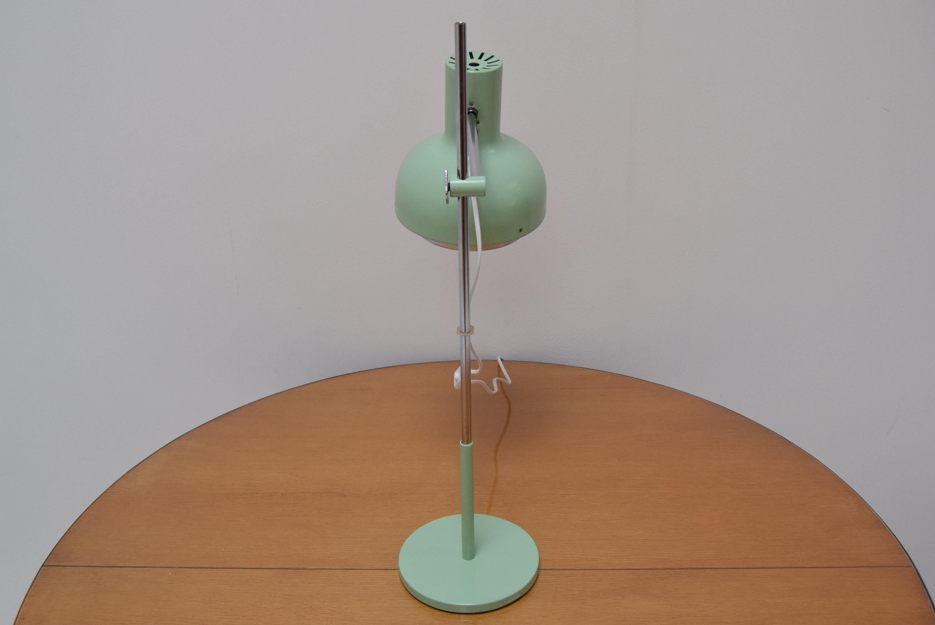 Czech Midcentury Adjustable Table or Floor Lamp Napako, Designed by Josef Hurka, 1960 For Sale