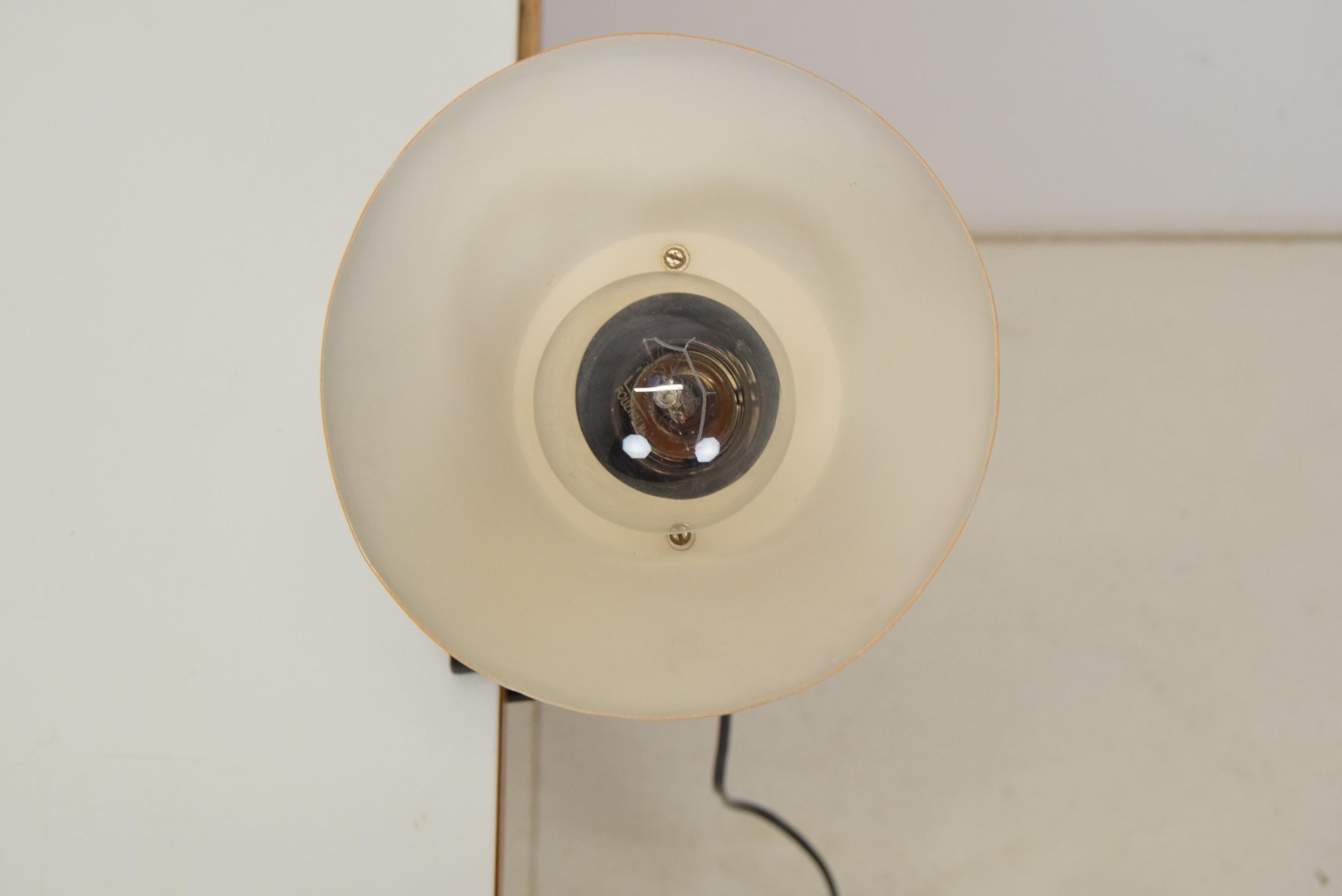 Mid-Century Adjustable Table or Wall Lamp/Polam, 1970's In Good Condition For Sale In Praha, CZ