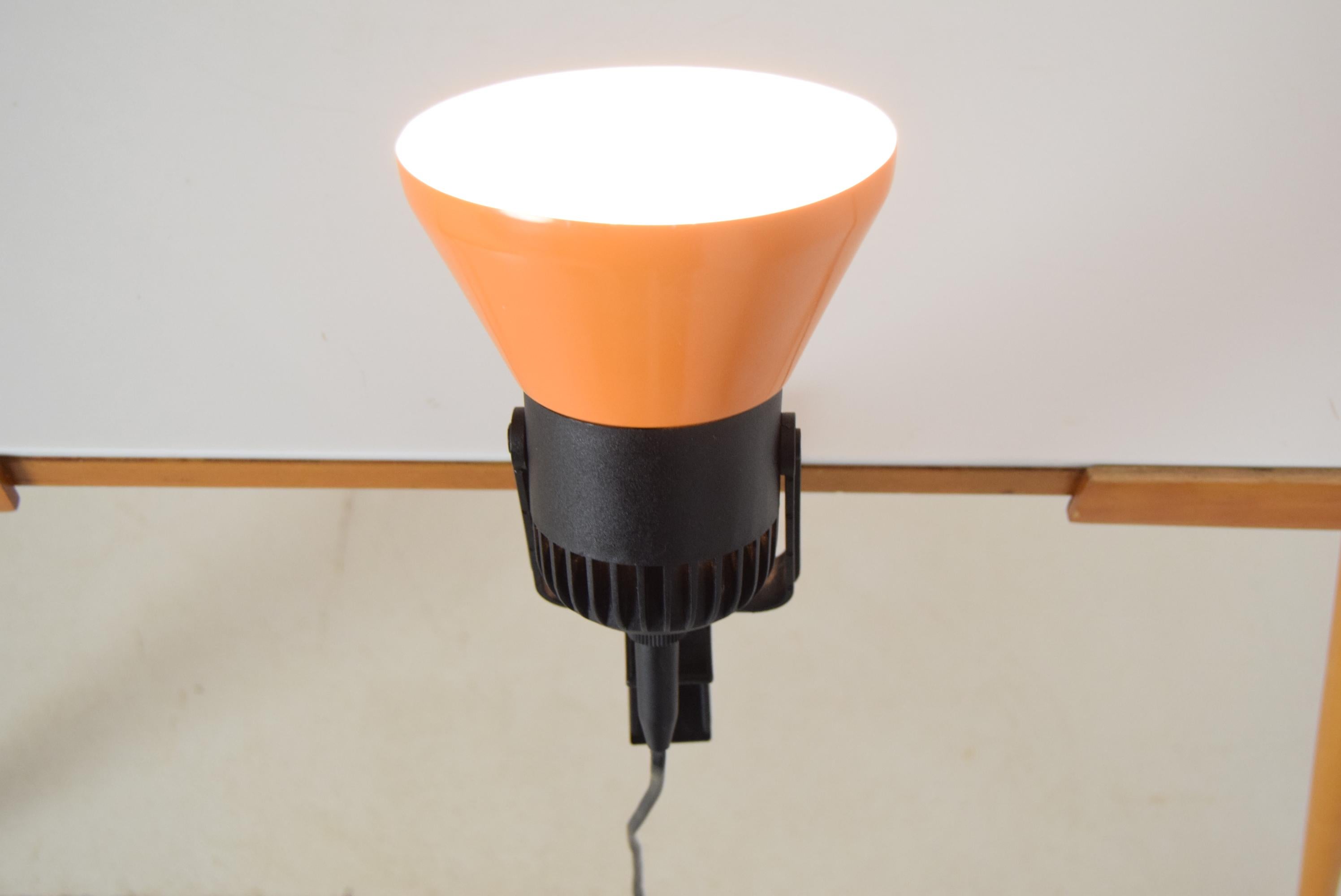 Fin du 20e siècle Lampe de table ou applique réglable mi-siècle moderne/Polam, années 1970 en vente