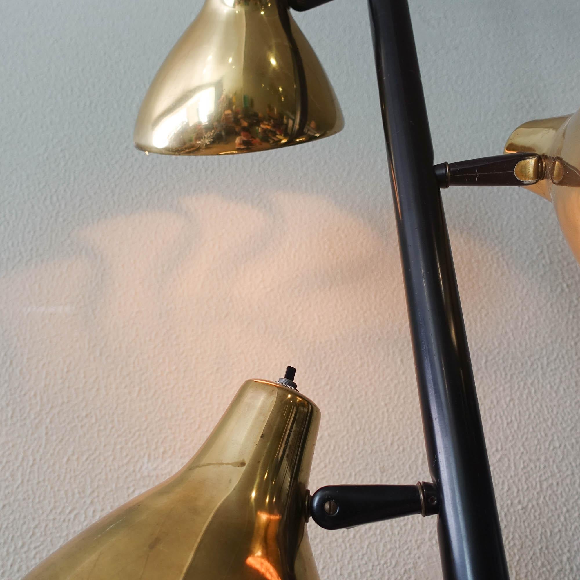 Midcentury Adjustable Tension Floor Pole Lamp by Gerald Thurston for Lightolier 4