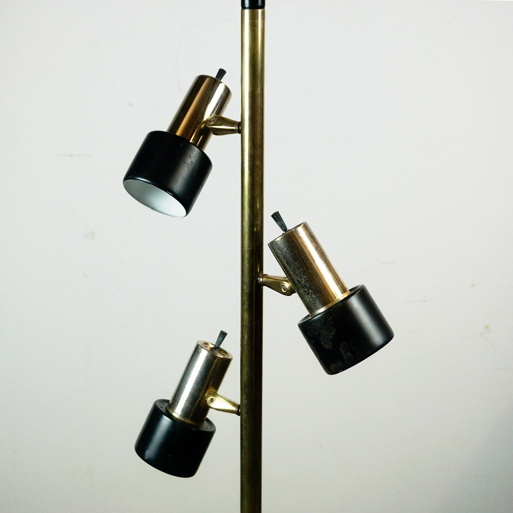 MidCentury Adjustable Tension Spot Floor Pole Lamp Attr. to Hala Zeist (Moderne der Mitte des Jahrhunderts) im Angebot