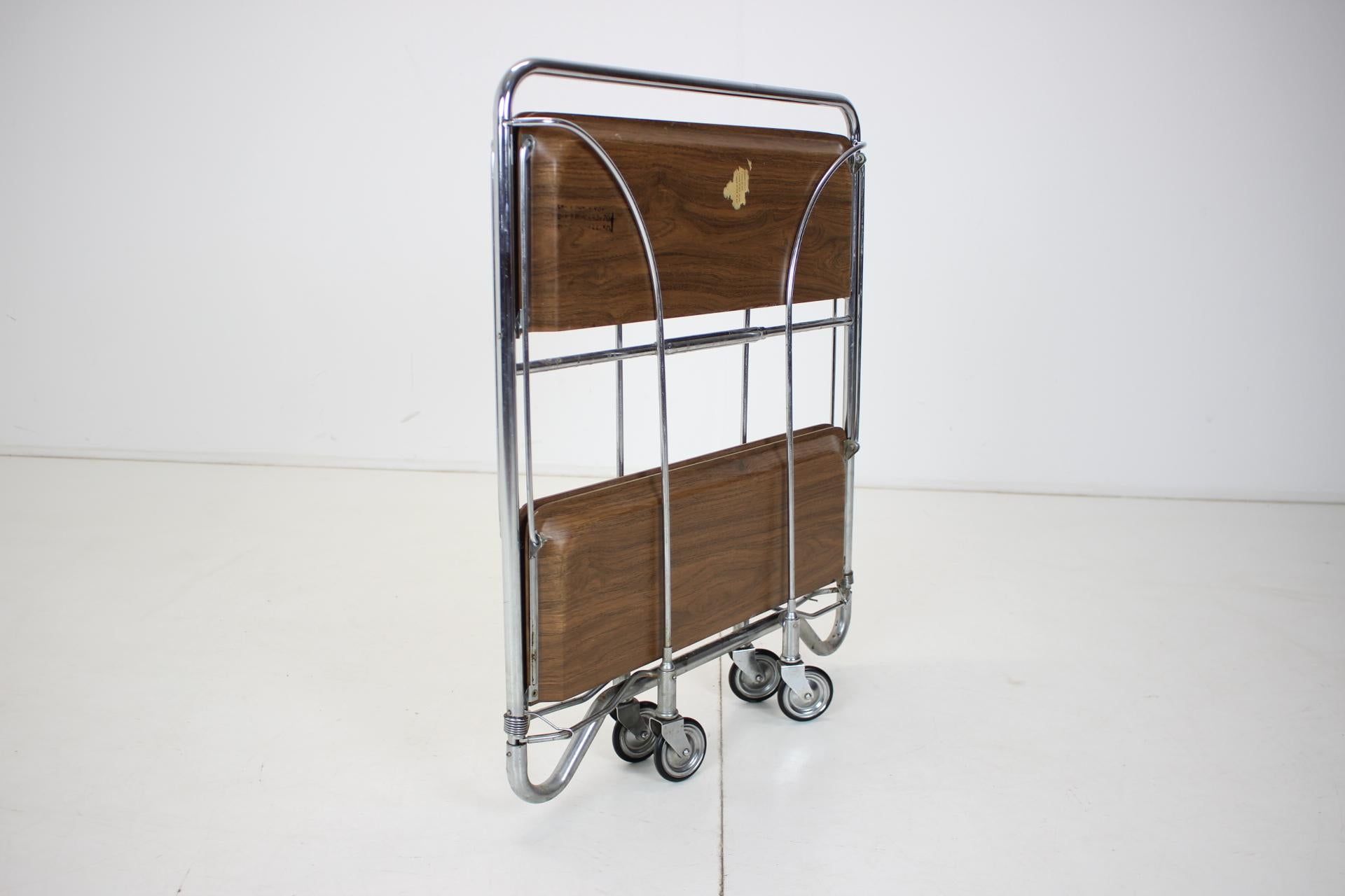 Mid-Century Adjustable Trolley Bar, 1980's For Sale 6