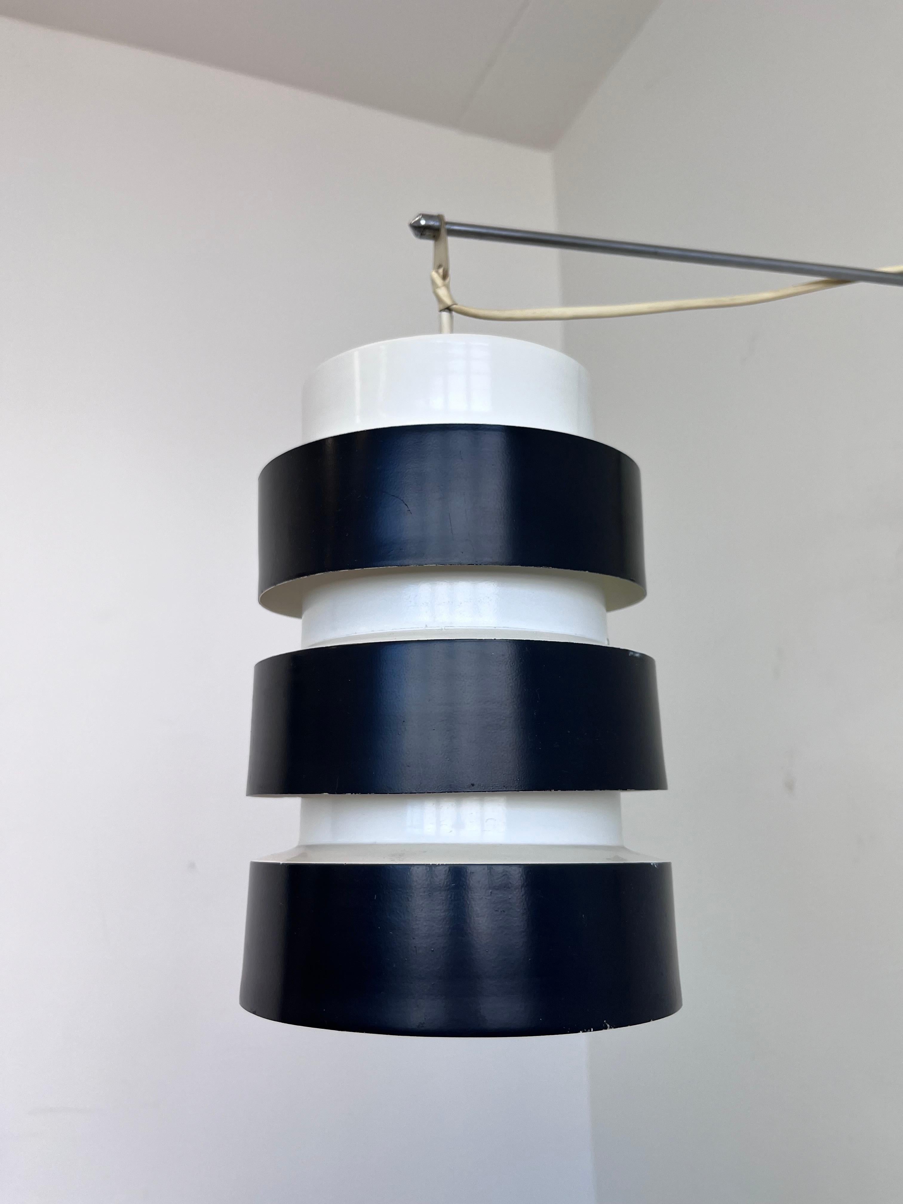 Metallo Lampada da parete regolabile di metà secolo disegnata da Josef Hurka per Napako, anni '70 in vendita
