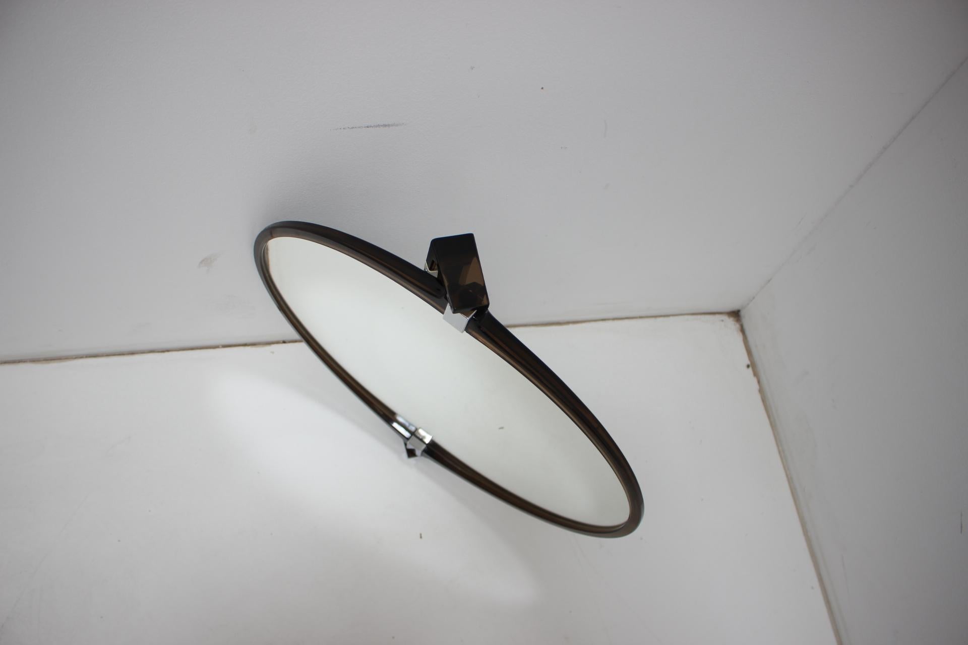 Czech Mid-century Adjustable Wall Mirror, 1970's.  For Sale