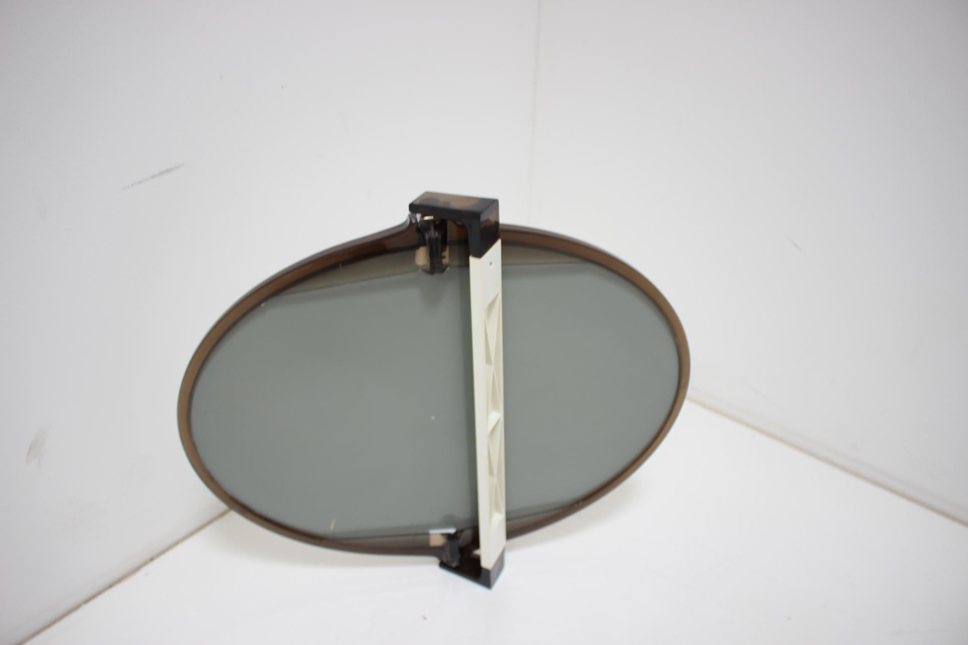 Late 20th Century Mid-century Adjustable Wall Mirror, 1970's.  For Sale