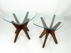 Mid Century Adrian Pearsall 1515 "Jacks" Side Tables, a Pair